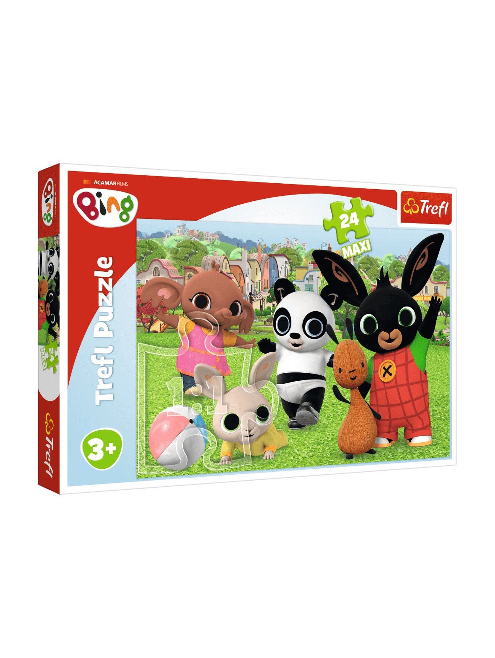 Puzzle 24 Maxi- Zabawa w parku Acamar Films Bing wiek 3+