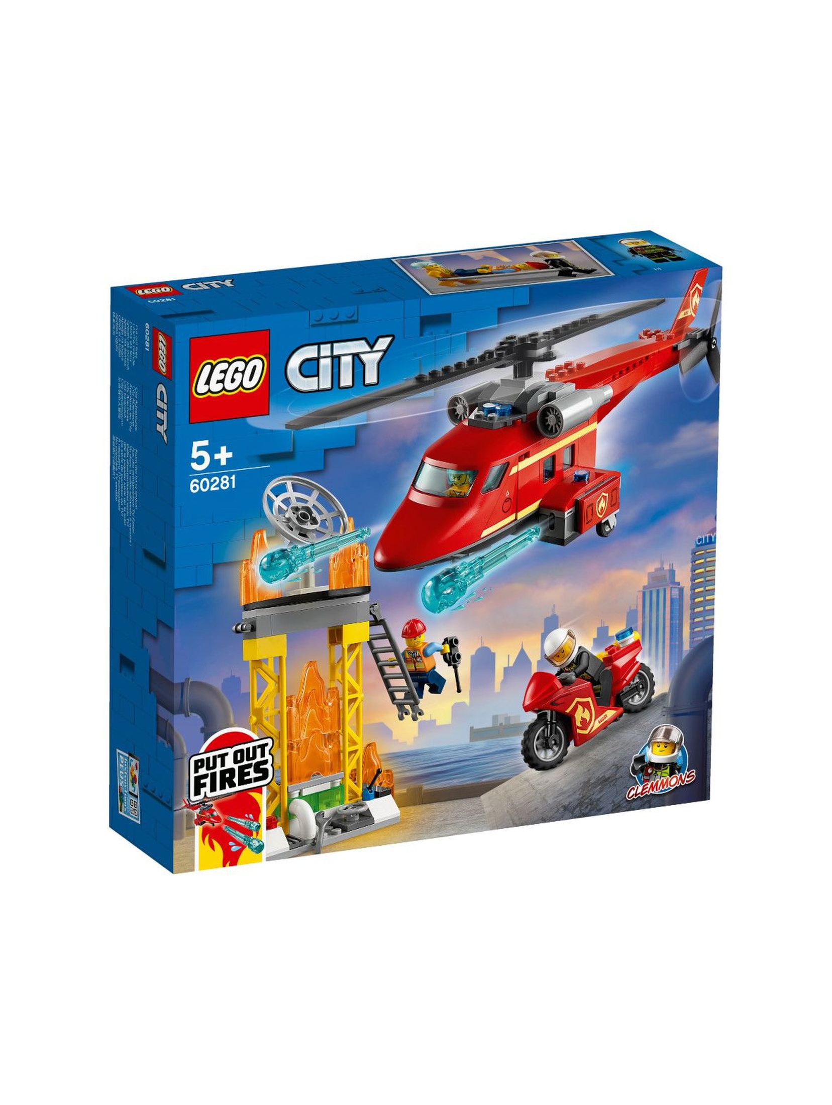 LEGO City - Strażacki helikopter ratunkowy - 212 el