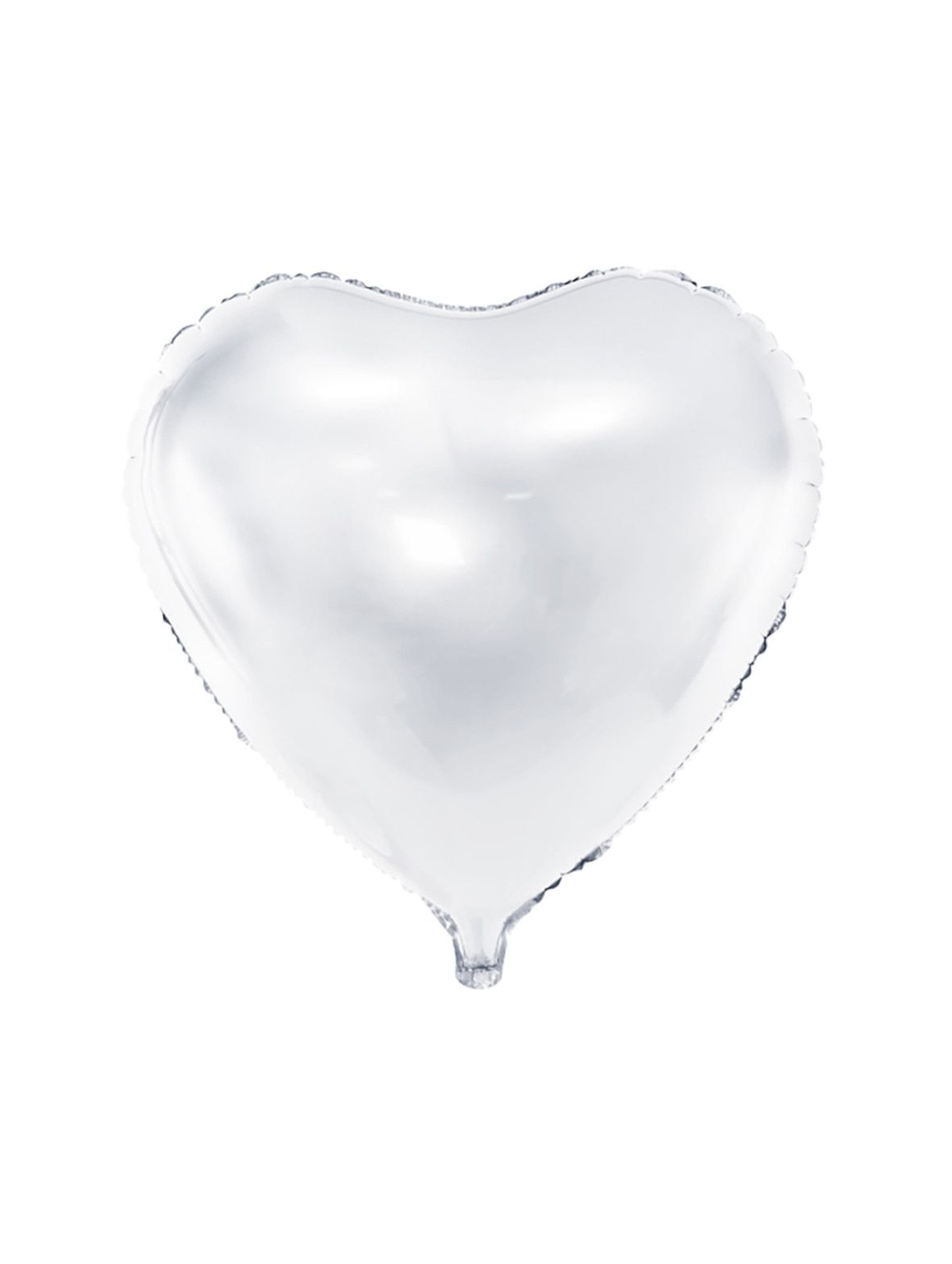 Balon foliowy Serce  61cm - biały