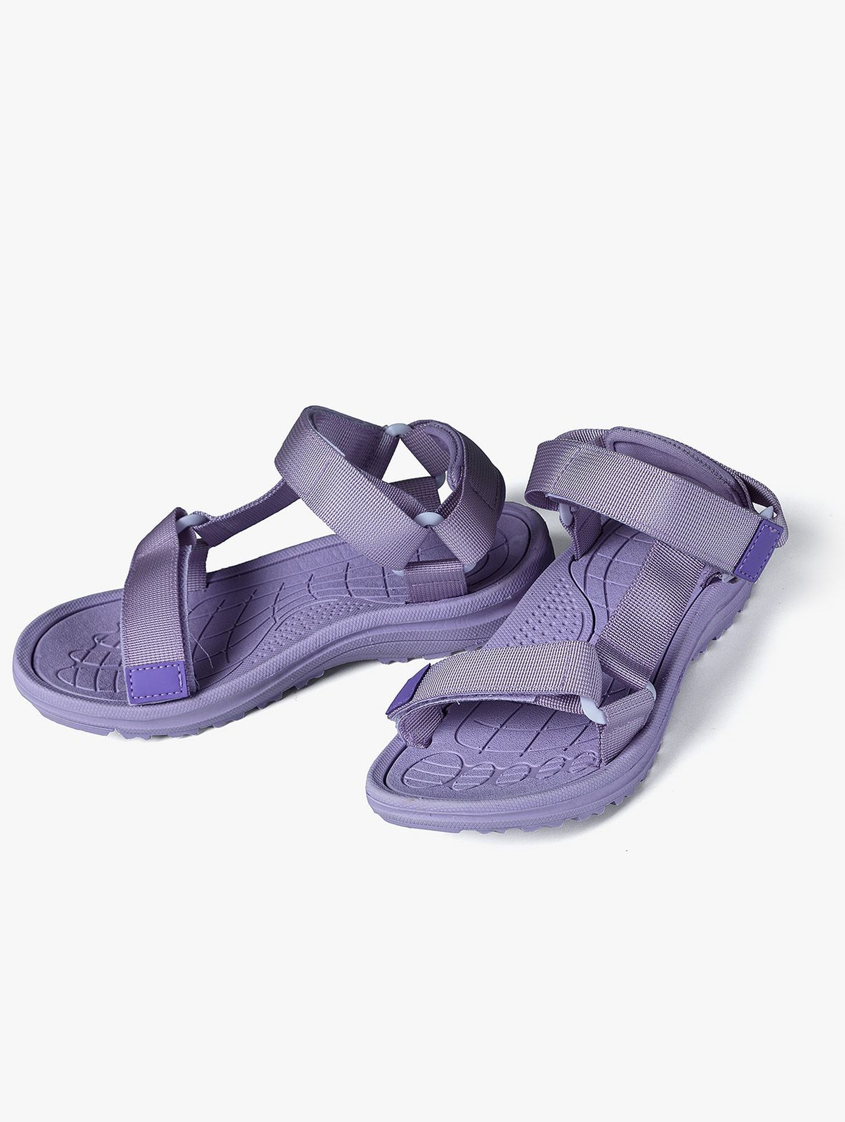 Sportowe sandały damskie - fioletowe