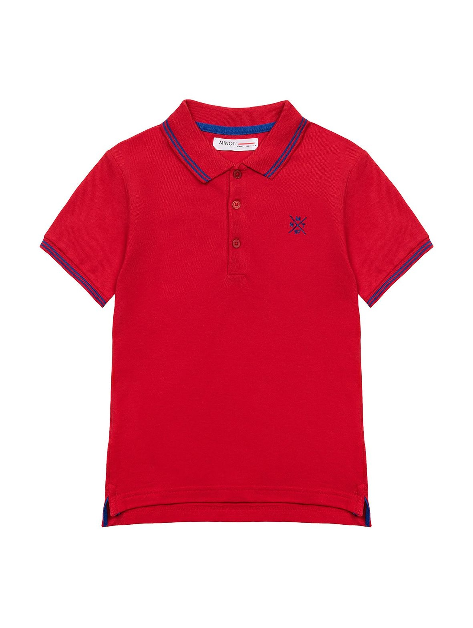 T-shirt niemowlęcy czerwony polo