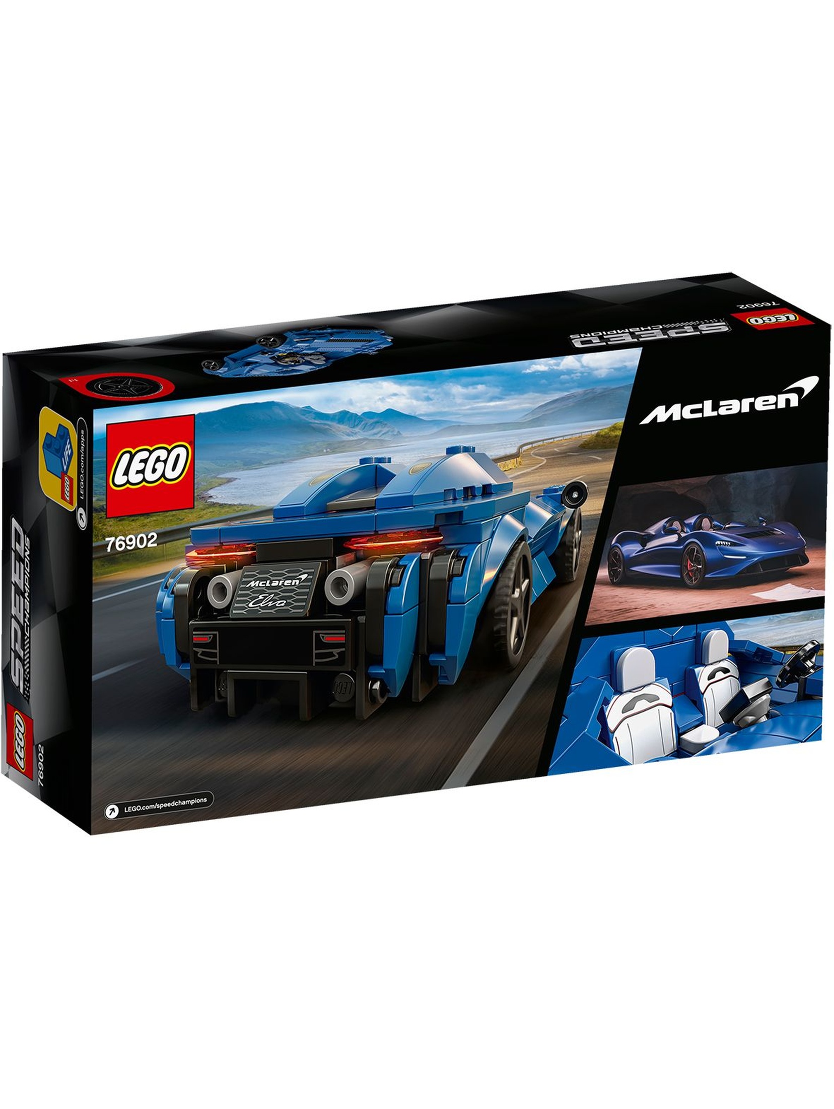 LEGO® Speed Champions McLaren Elva 76902 - 263 elementów, wiek 7+