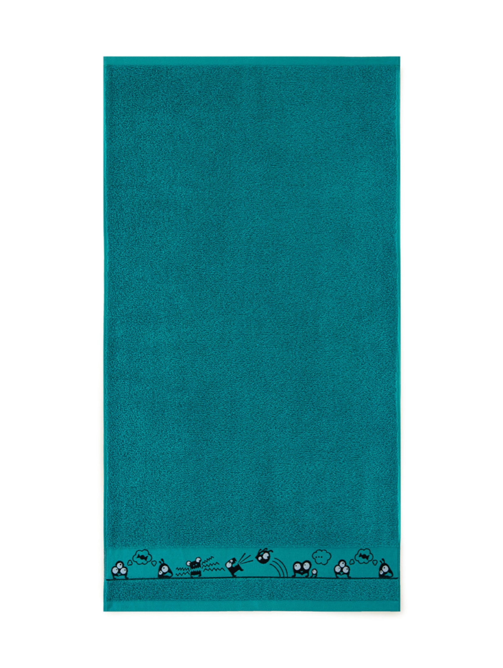 Ręcznik Oczaki z bawełny egipskiej zielony 70x130cm