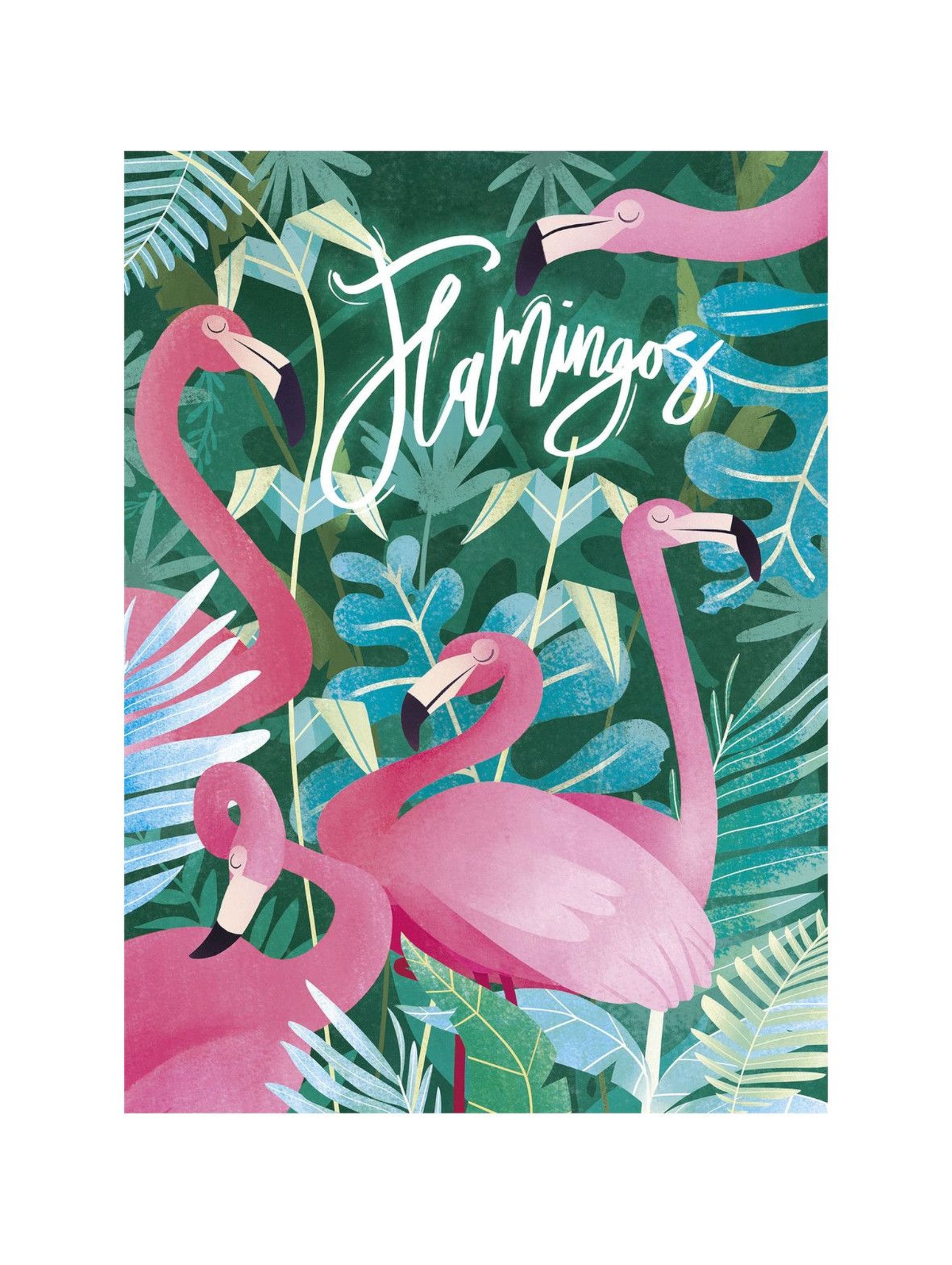 Puzzle Fantastyczne zwierzęta flamingi - 500 elementy