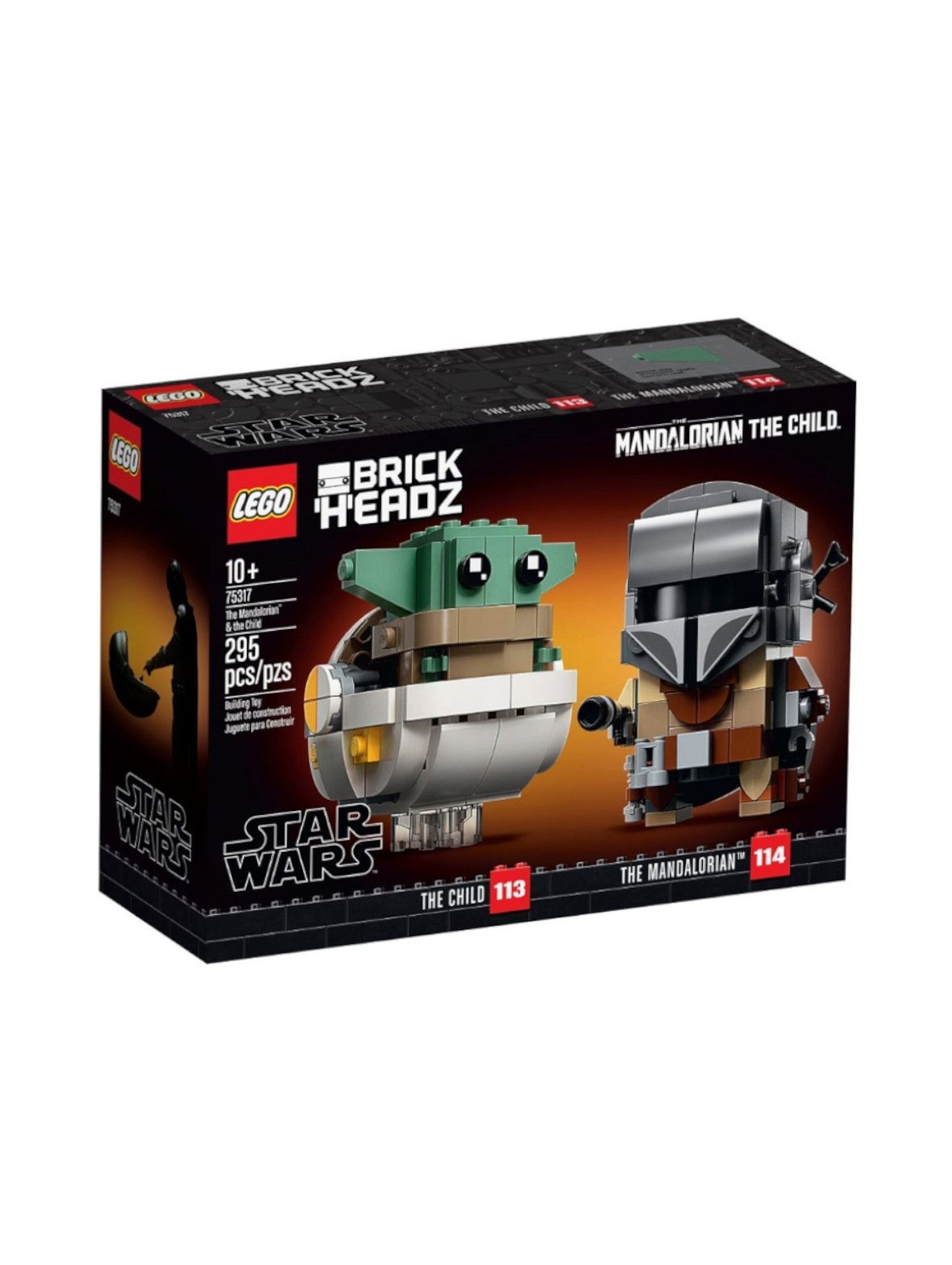 LEGO® BrickHeadz™ Mandalorianin i Dziecko295 75317 - 295 elementów wiek 10+