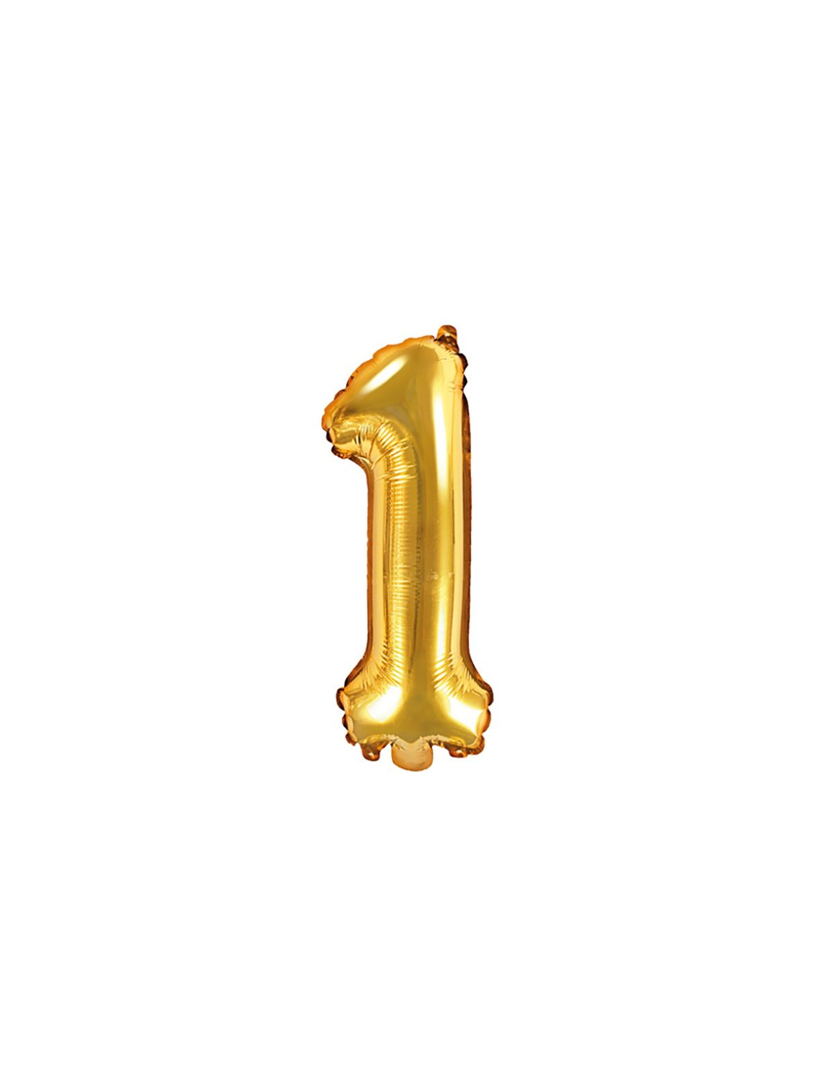 Balon foliowy - Cyfra "1" w kolorze złotym
