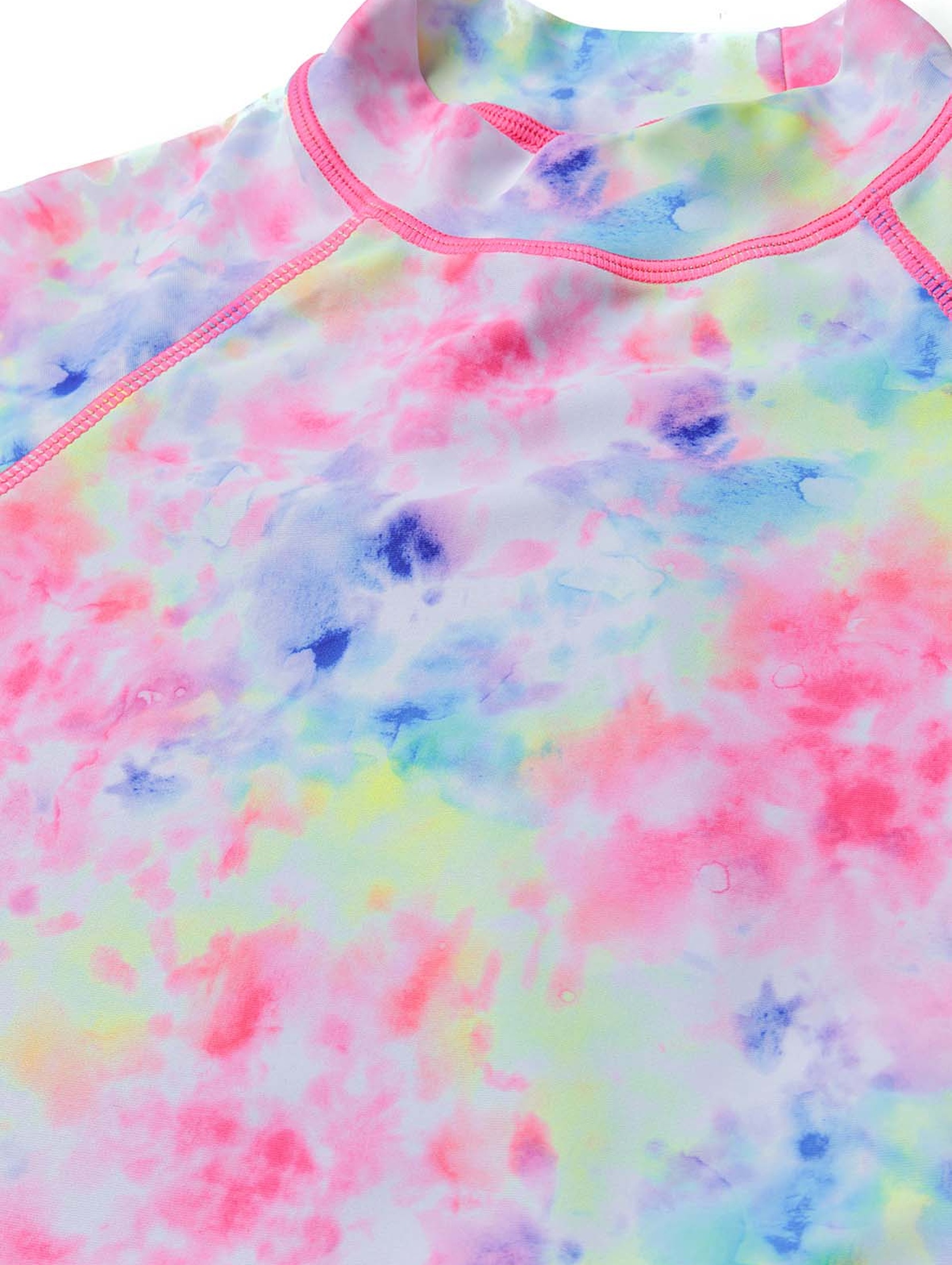 Strój kąpielowy dziewczęcy- koszulka i majtki z filtrem UV