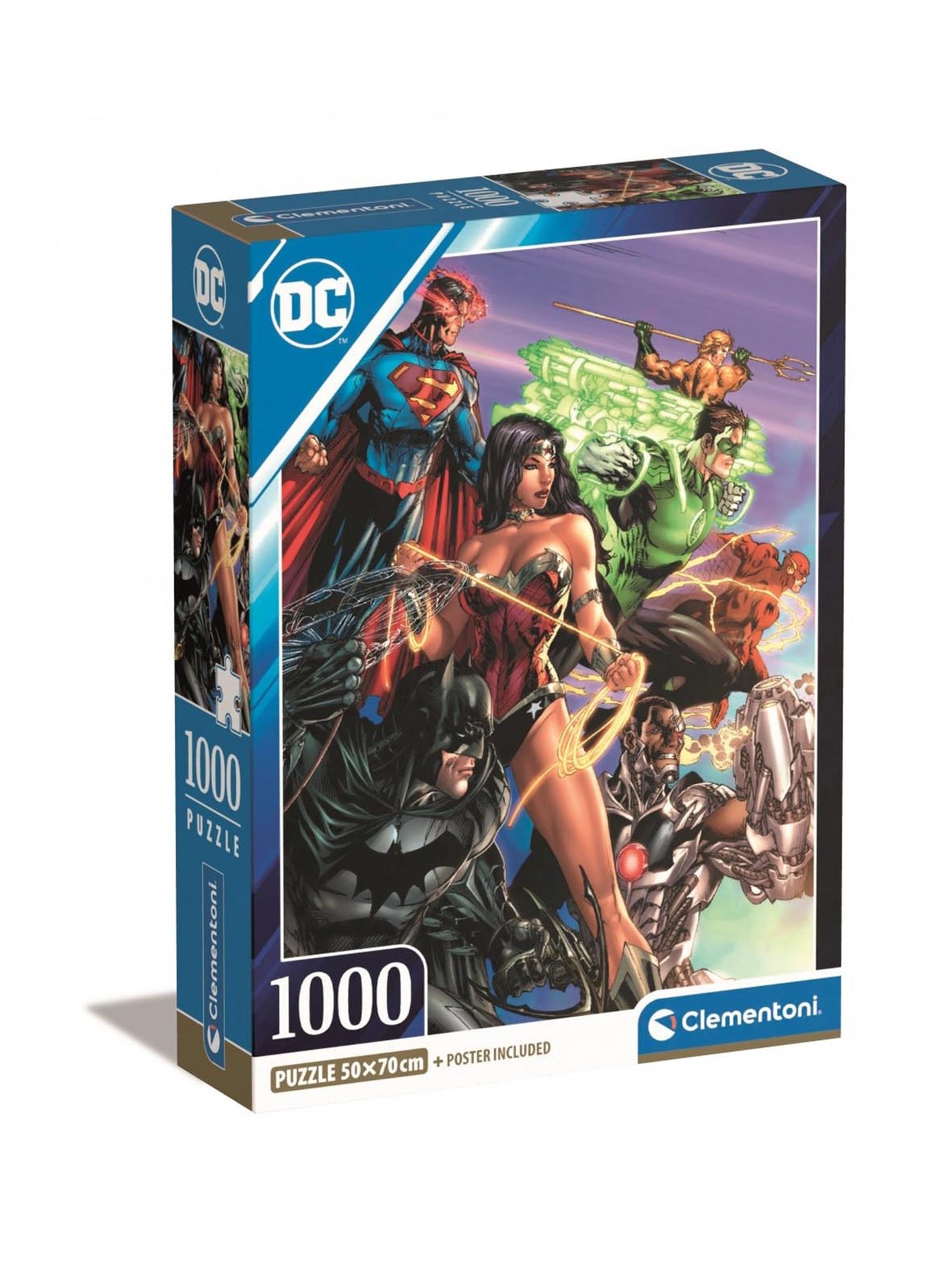 Puzzle 1000 elementów Compact DC Comics Liga Spawiedliwych (Justice League)