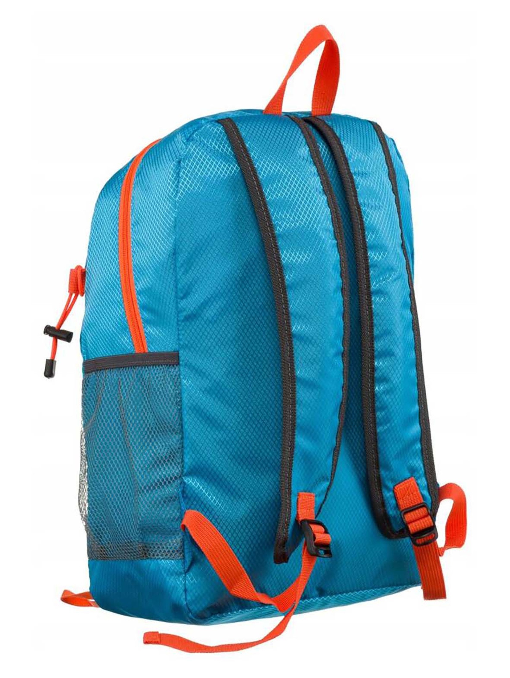 Wodoodporny, składany plecak turystyczny - niebieski