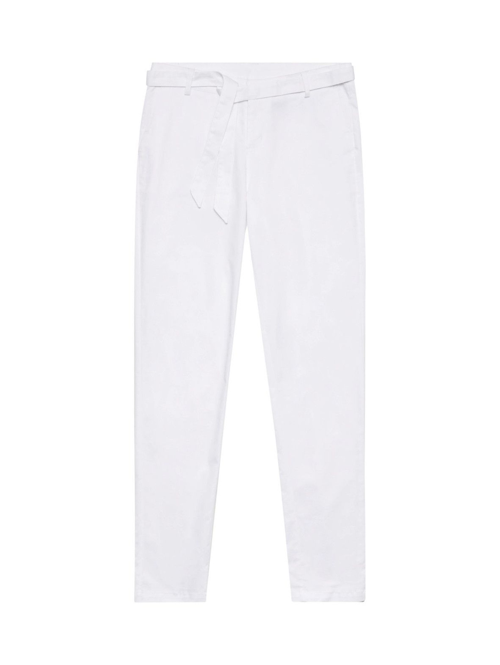 Damskie spodnie typu chinos białe