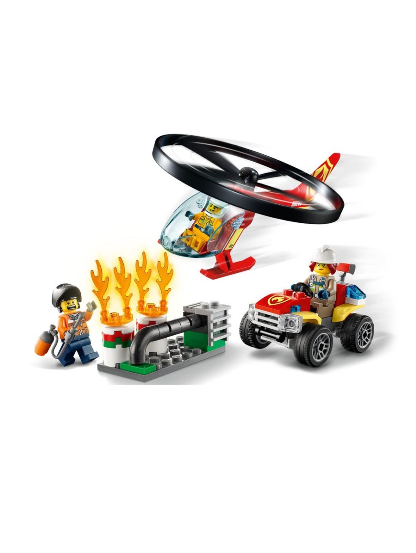 Lego City 60248  - Helikopter strażacki leci na ratunek - 93 elementy wiek 5+