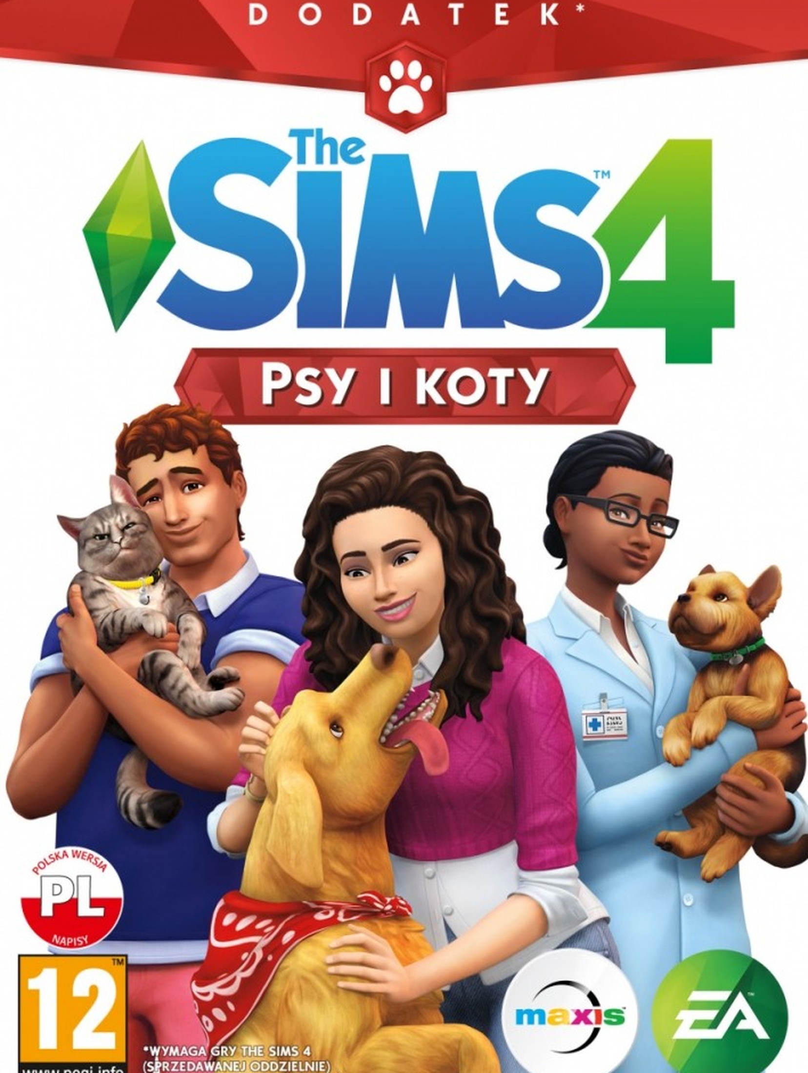 Gra PC Sims 4 Psy i Koty