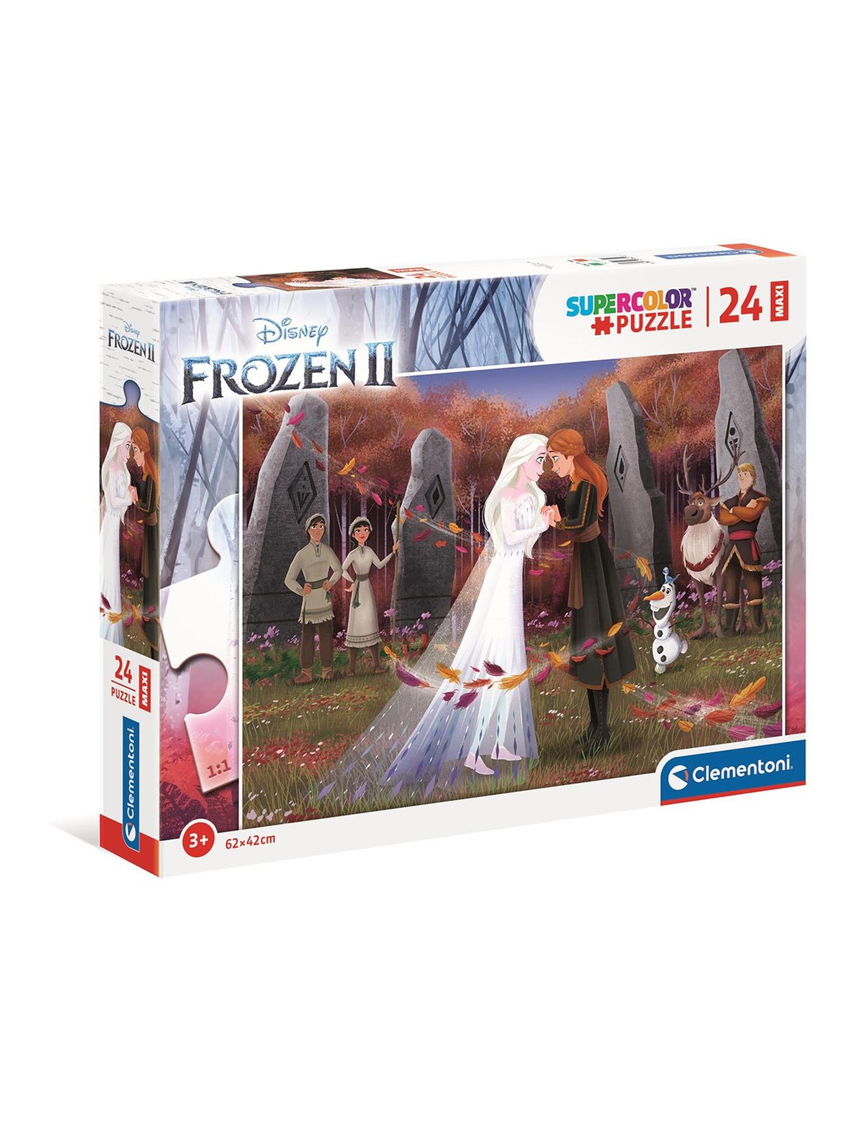 Puzzle Maxi Super Color Frozen 2 - 24 el wiek 3+