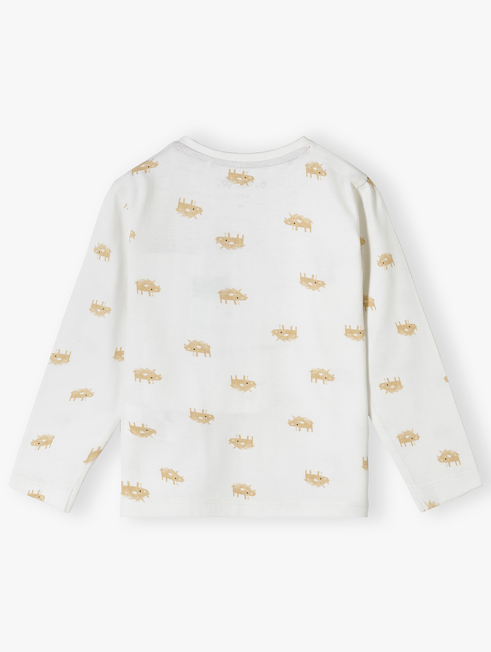 Bawełniana bluzka niemowlęca z napisem - Dzikusek