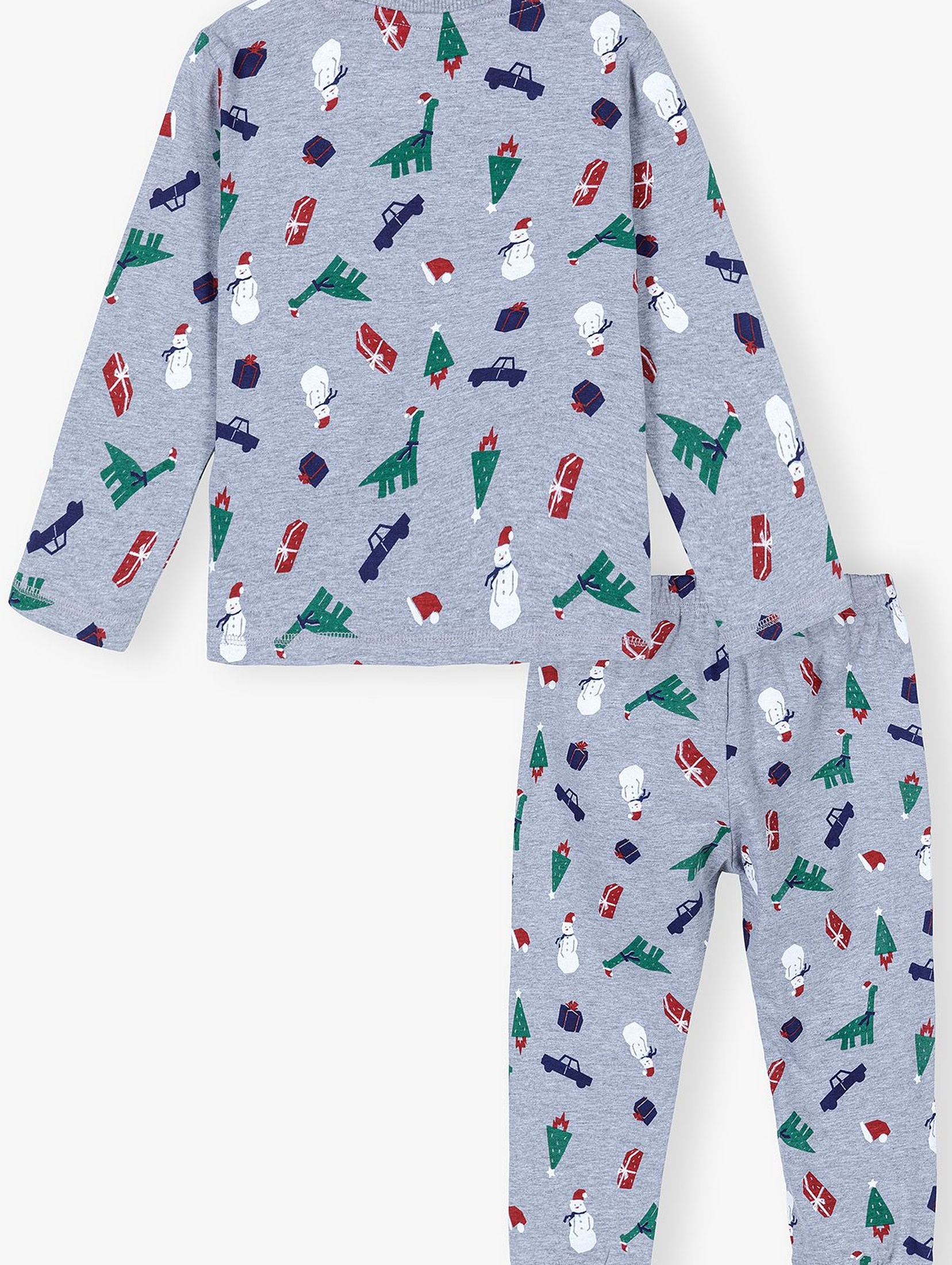 Dzianinowa piżama w świąteczne wzorki