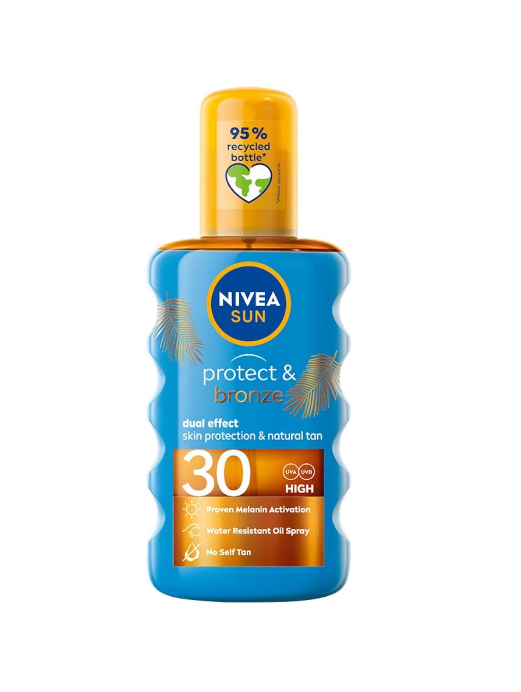 Nivea Sun Protect & Bronze olejek w sprayu aktywujący naturalną opaleniznę SPF30, 200ml