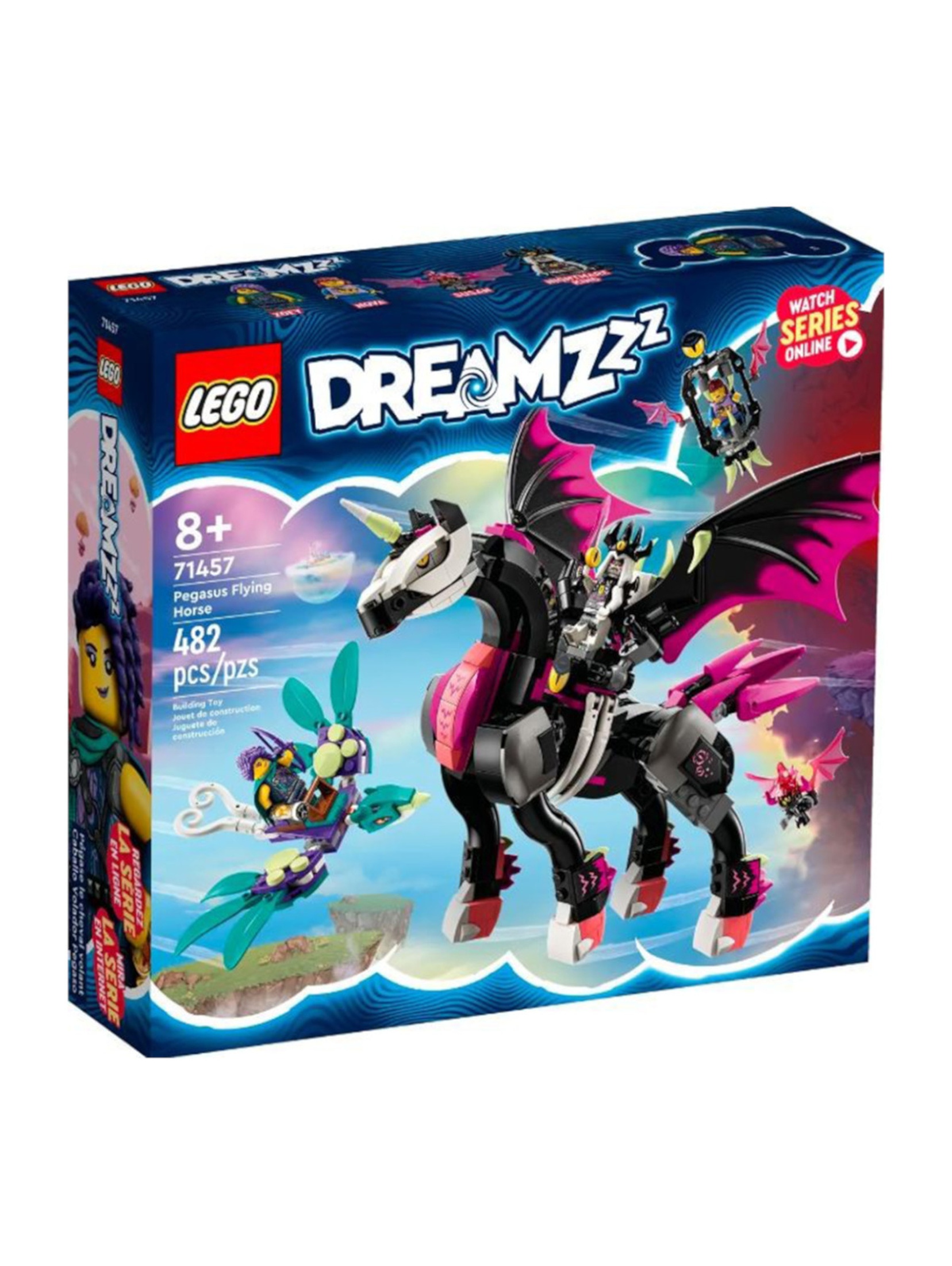 Klocki LEGO DREAMZzz 71457 Latający koń Pegasus - 482 elemnty, wiek 8 +