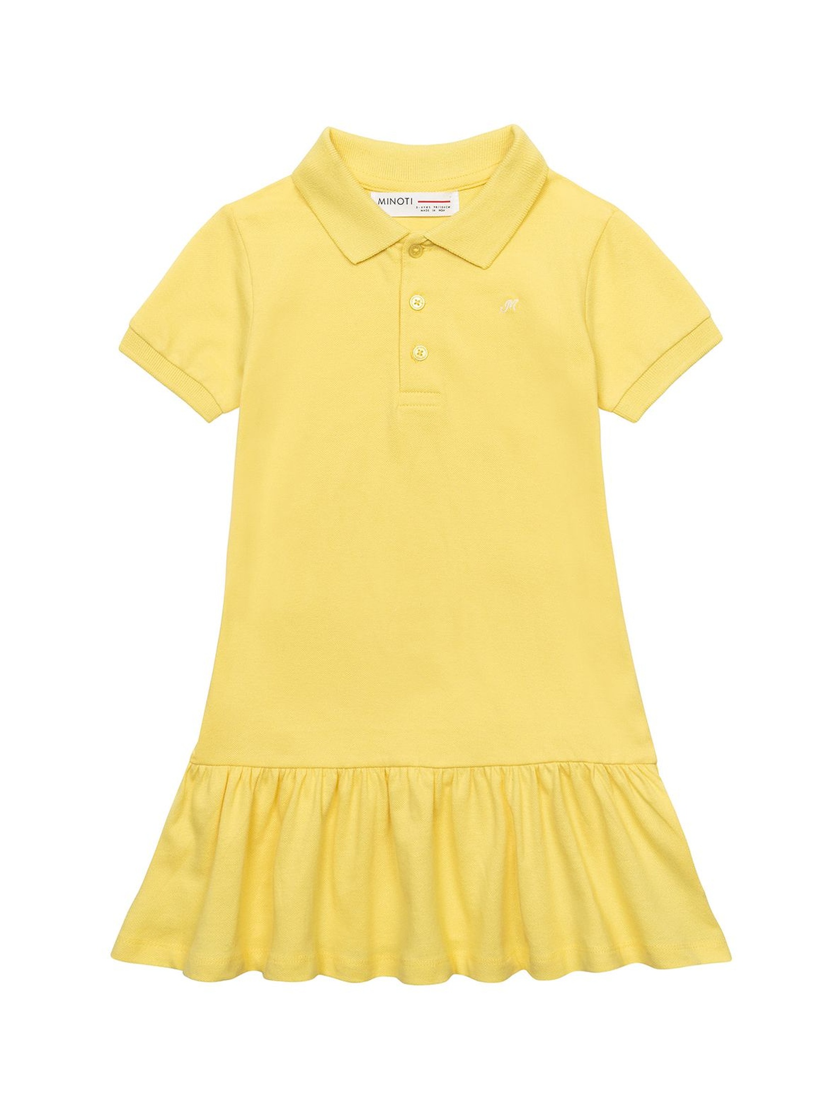 Sukienka niemowlęca polo żółta
