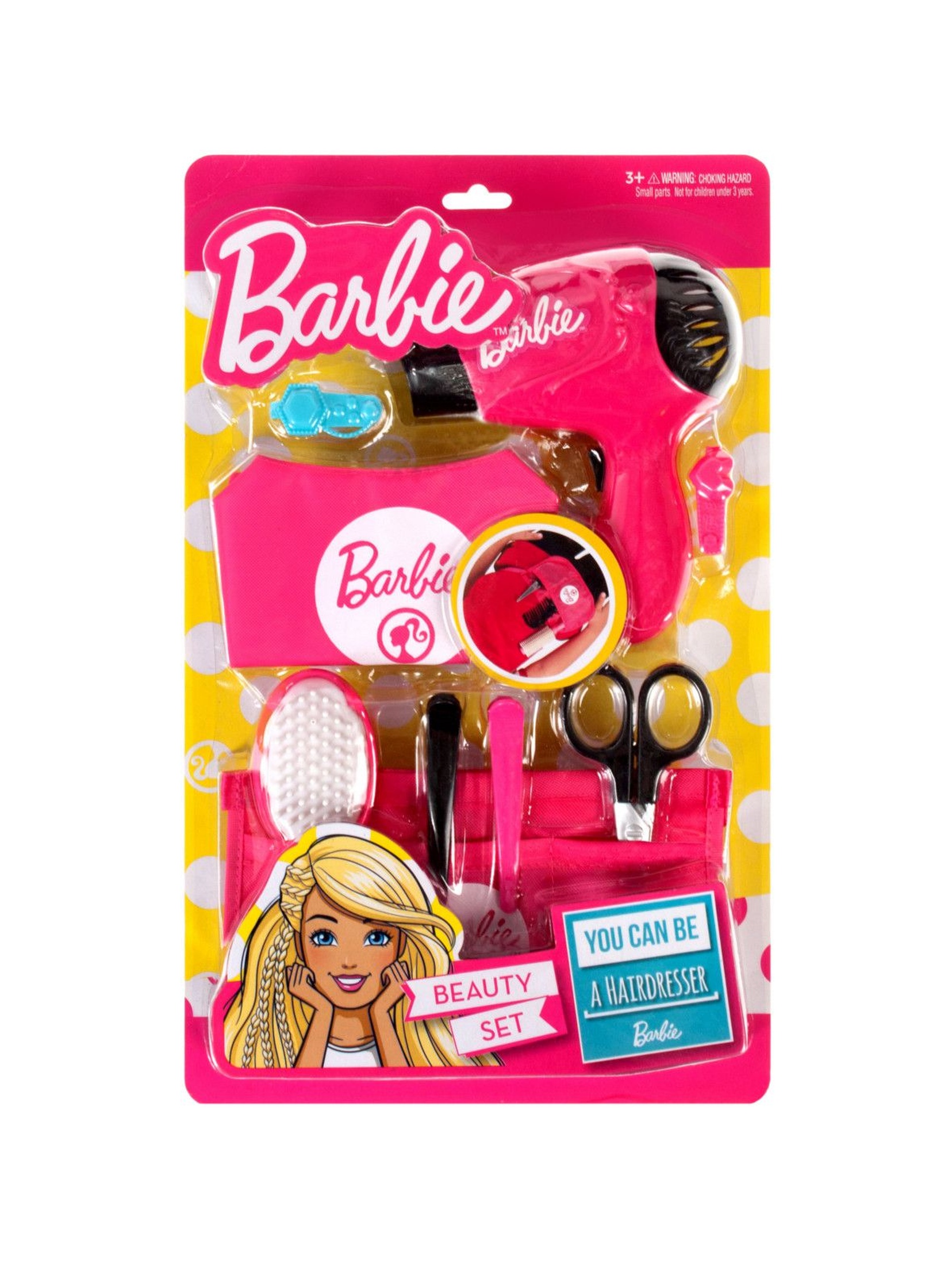 Barbie zestaw fryzjerski wiek 3+