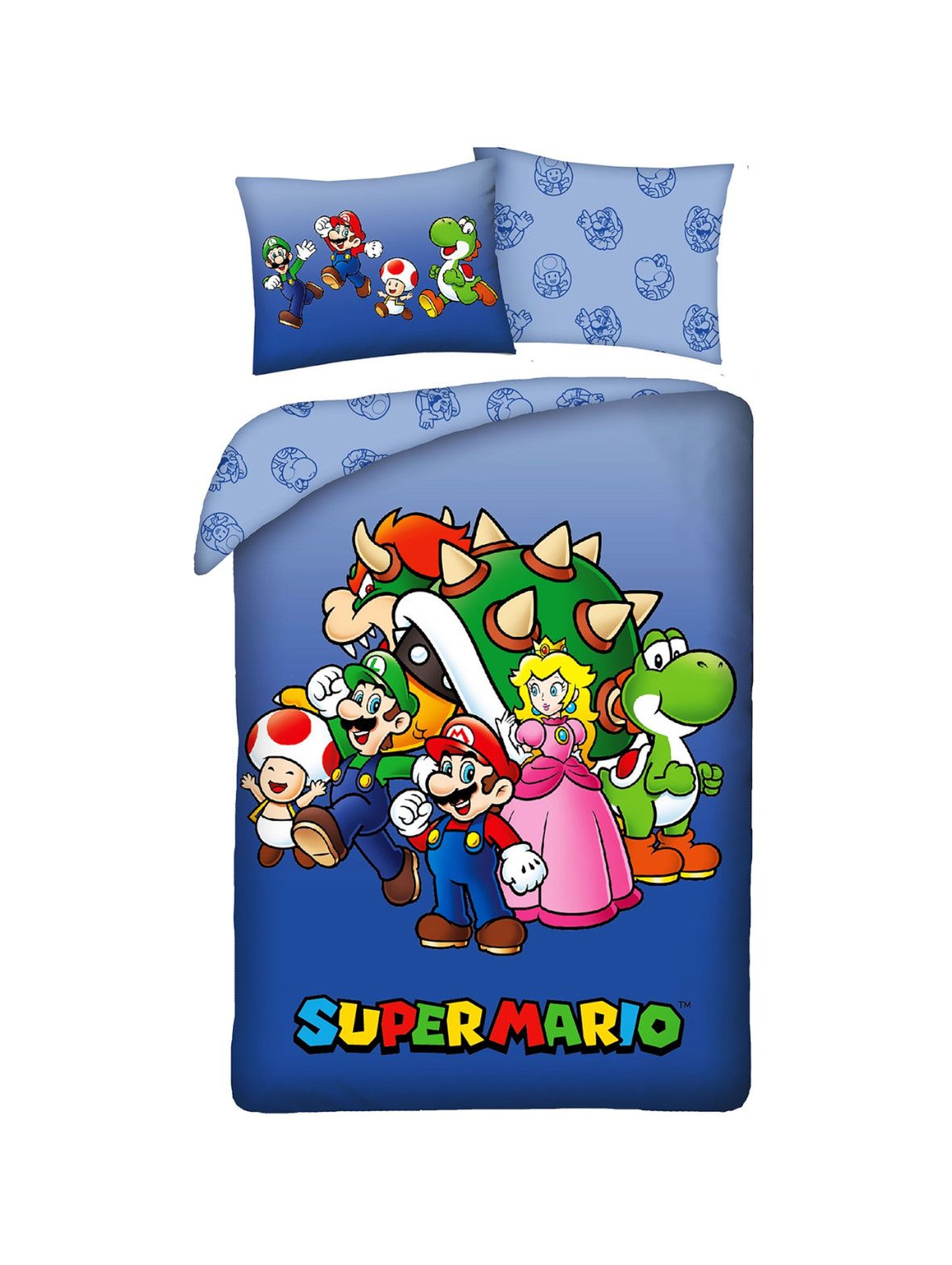 Bawełniana pościel dziecięca Super Mario 140 x 200 cm+70 x 90 cm