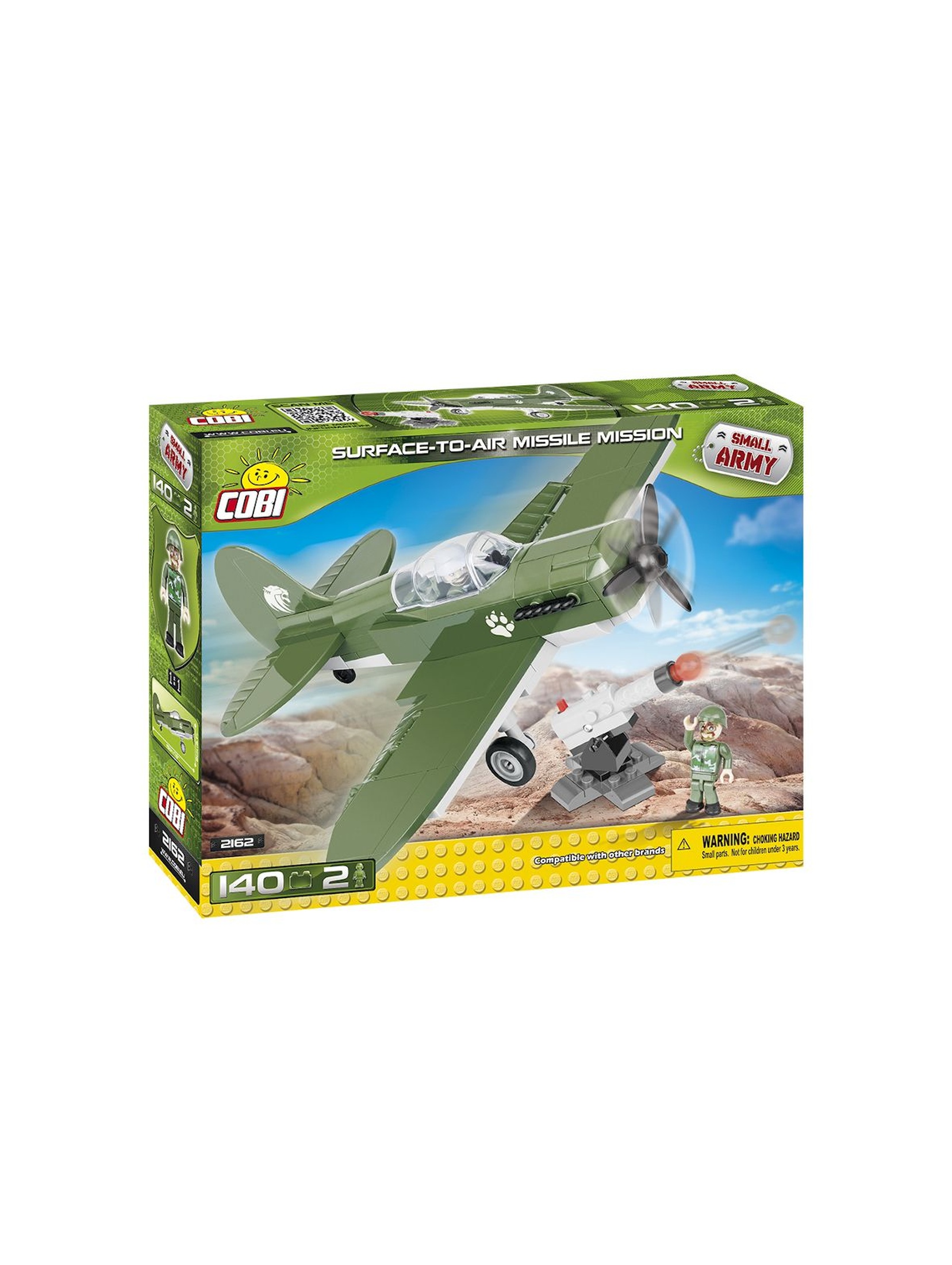Klocki COBI Small Army Surface to Air missile mission 140el