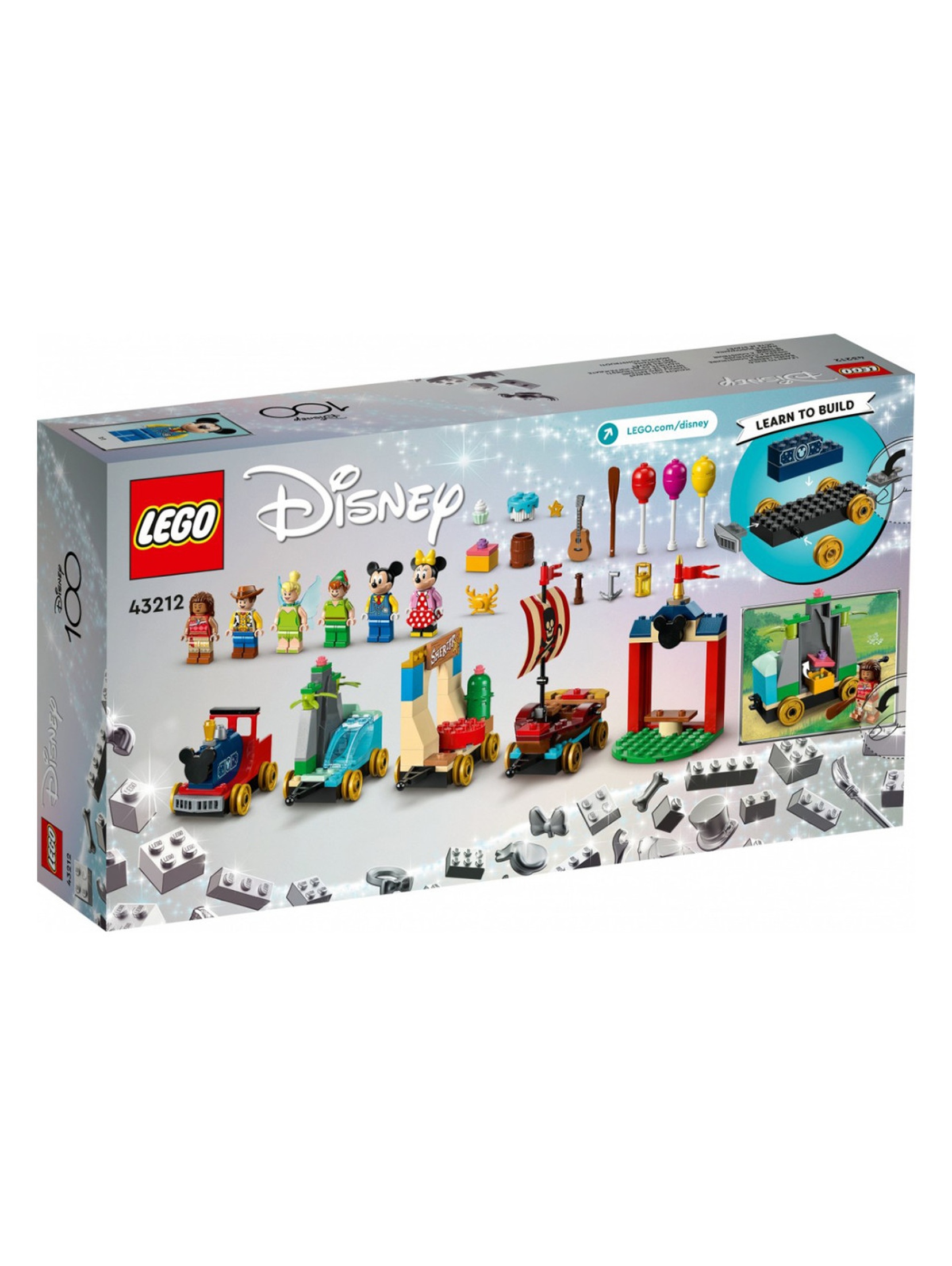 Klocki LEGO Disney Classic 43212 Pociąg pełen zabawy - 200 elementów, wiek 4 +