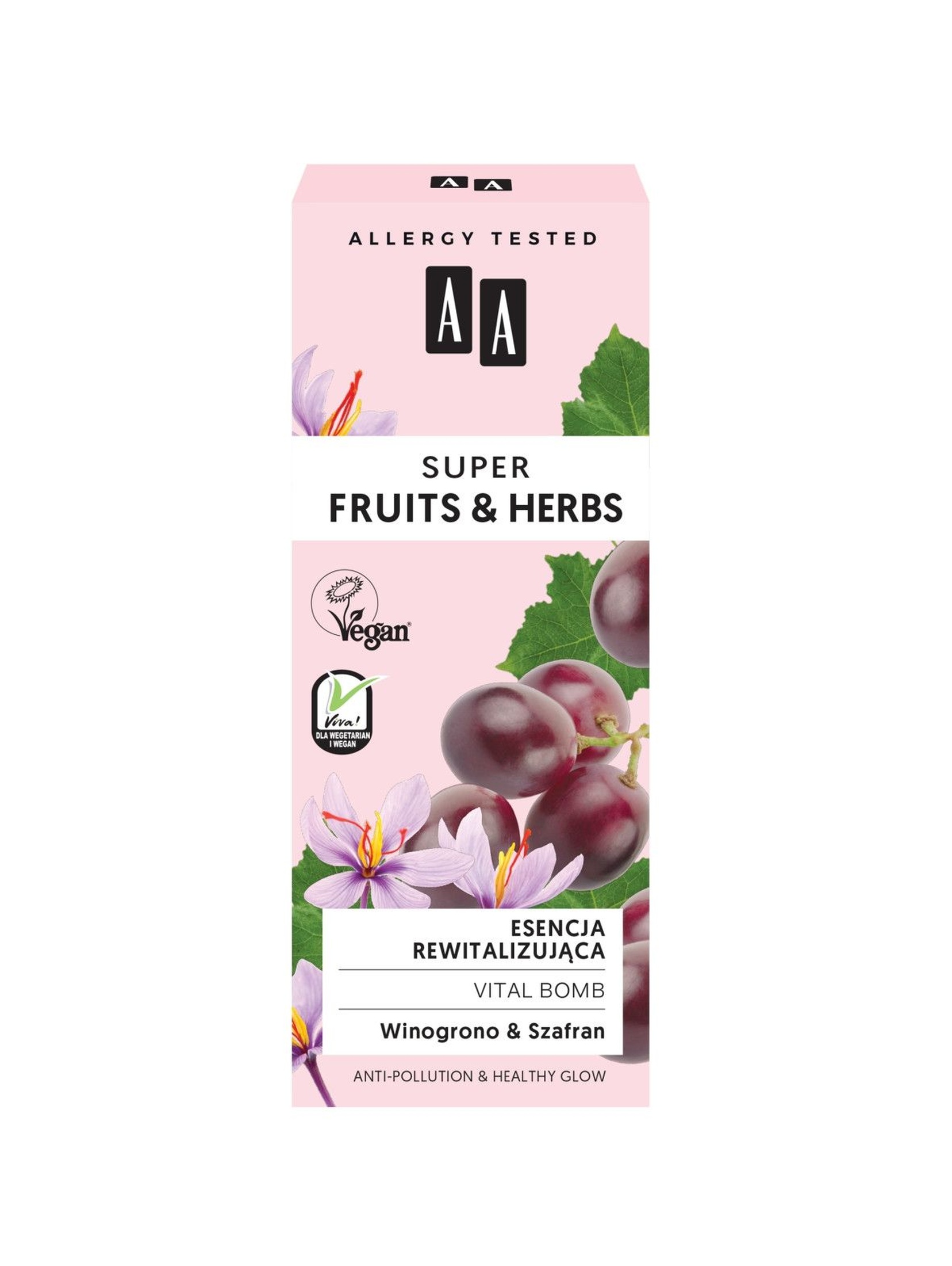 AA Super Fruits&Herbs esencja rewitalizująca vital bomb 30 ml