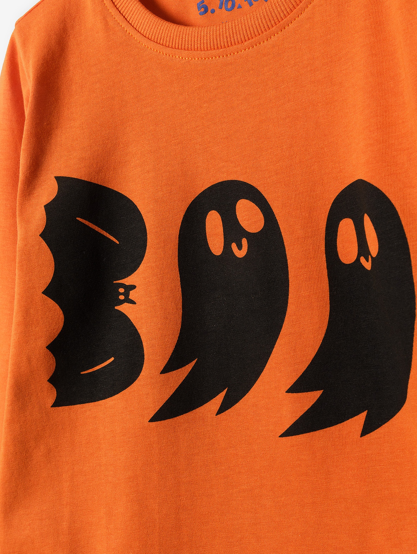 Pomarańczowa bluzka na halloween Boo
