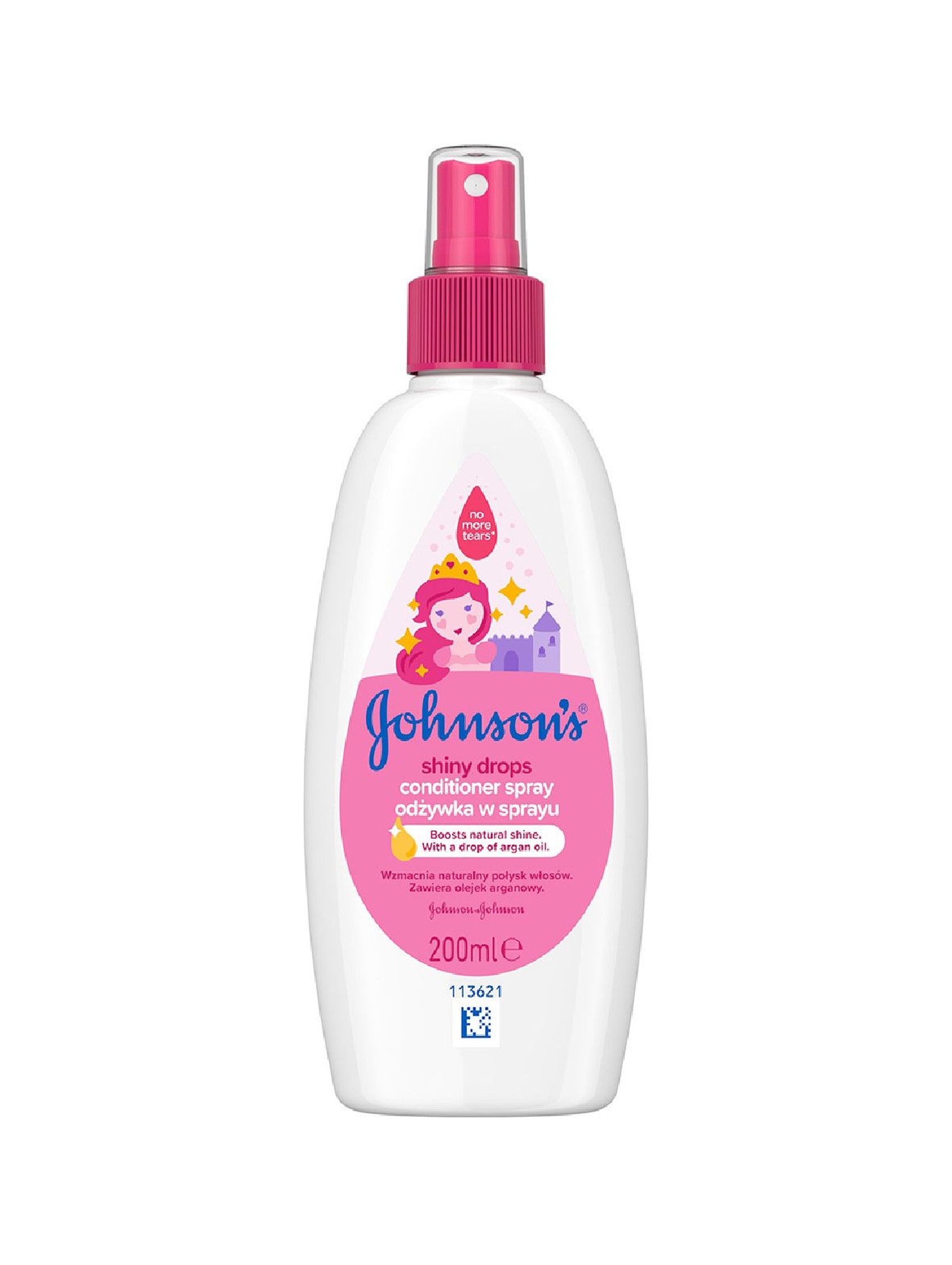 Johnson's Shiny Drops odżywka do włosów w sprayu - 200 ml