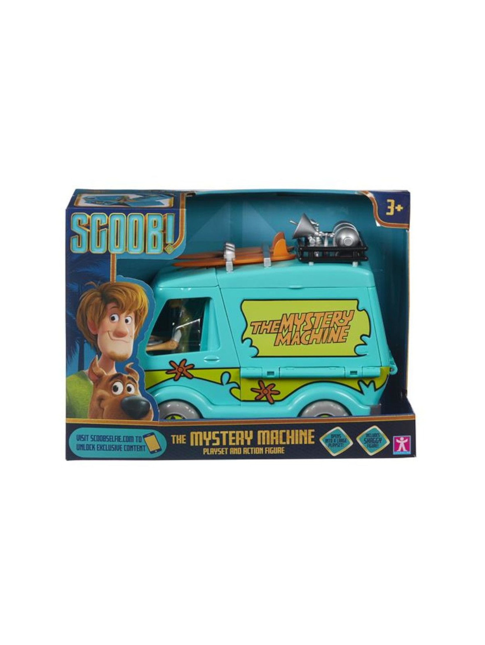 Scooby-Doo Wehikuł tajemnic + figurka Kudłaty wiek 3+