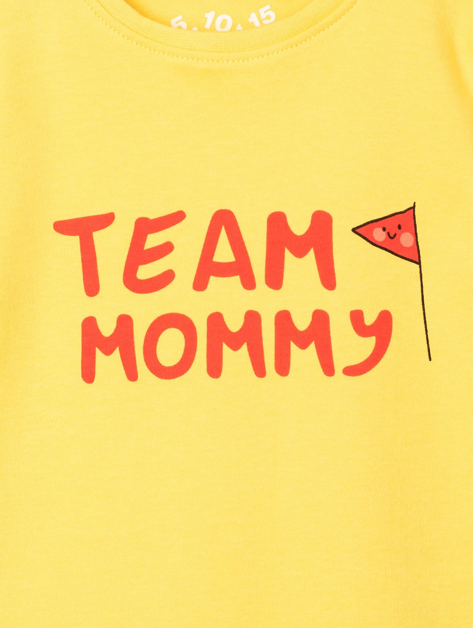 Body niemowlęce z napisem "Team Mommy"