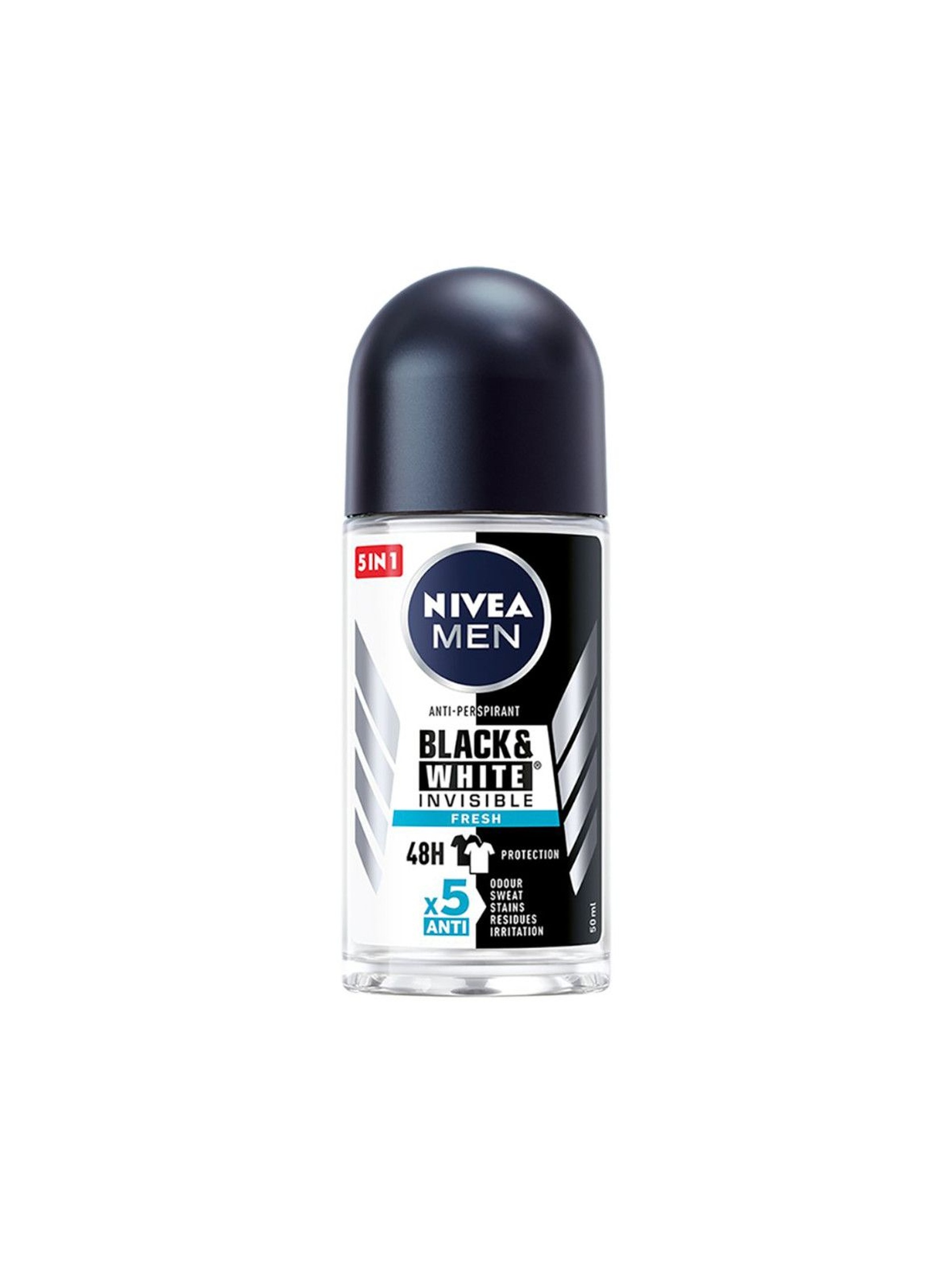 Nivea Men Black & White Fresh Antyperspirant roll-on 50 ml