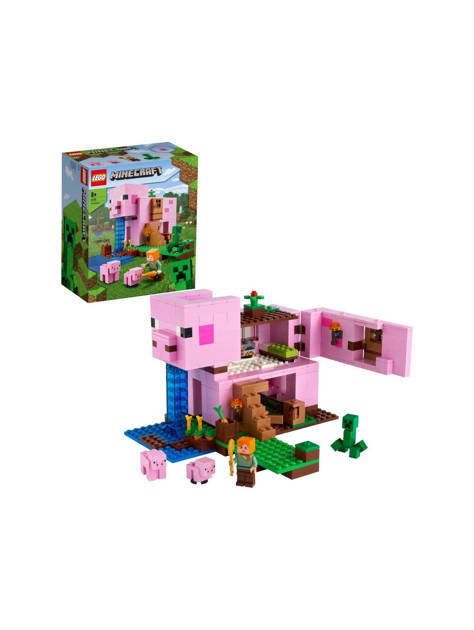 LEGO Minecraft - Dom w kształcie świni - 490 el