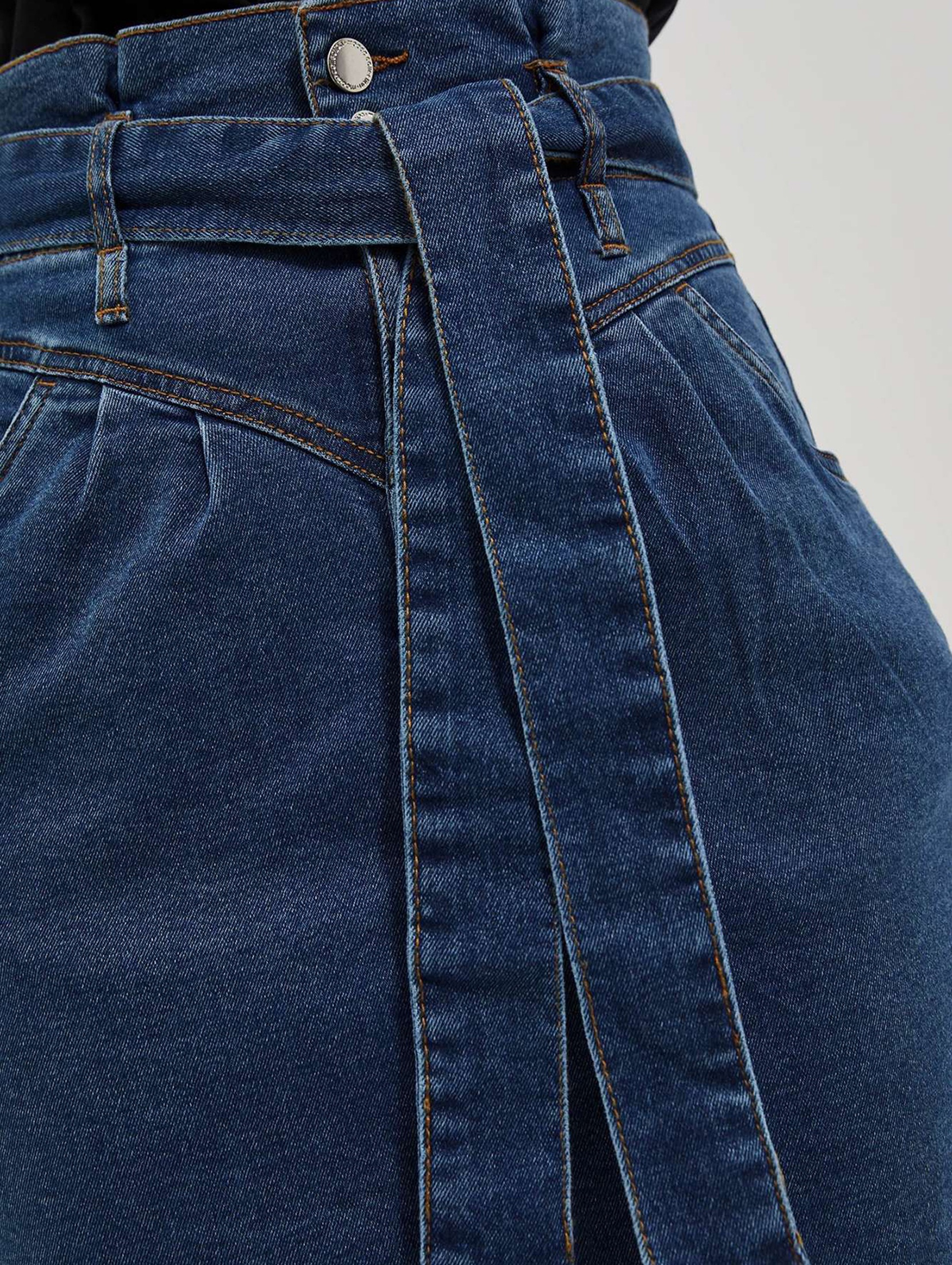 Spódnica jeansowa niebieska