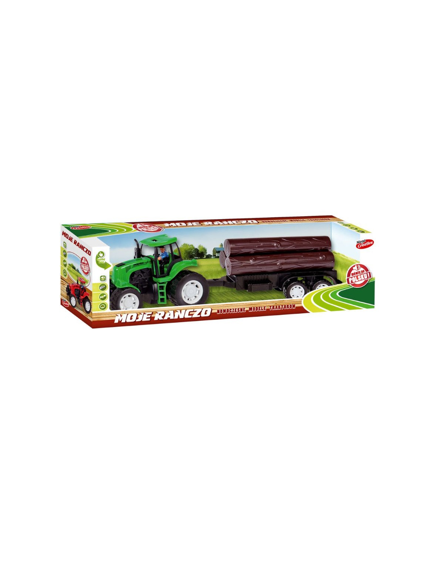 Traktor zabawka dla dziecka 48cm