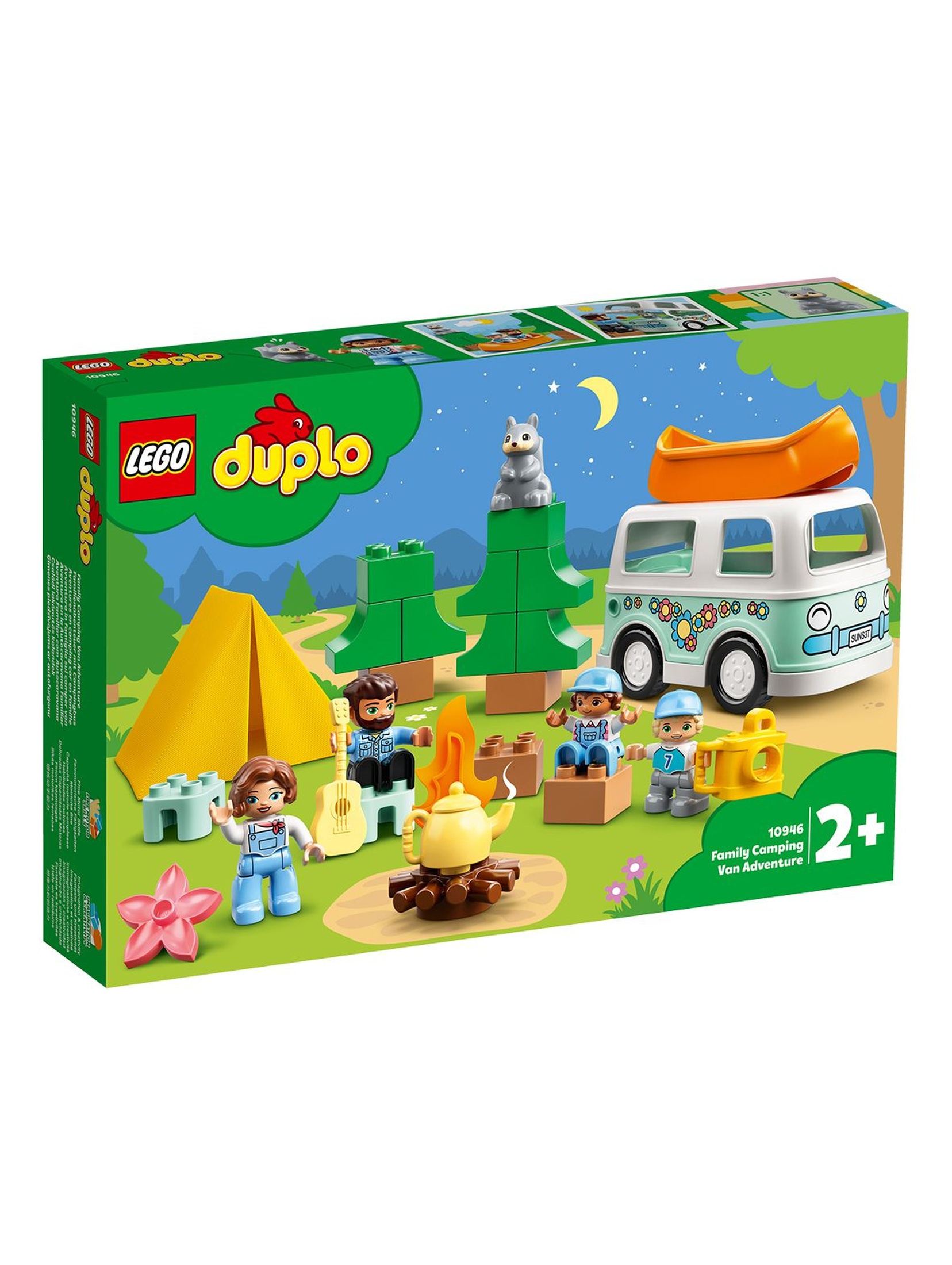 LEGO DUPLO Town - Rodzinne biwakowanie 10946 - 30 elementów, wiek 2+