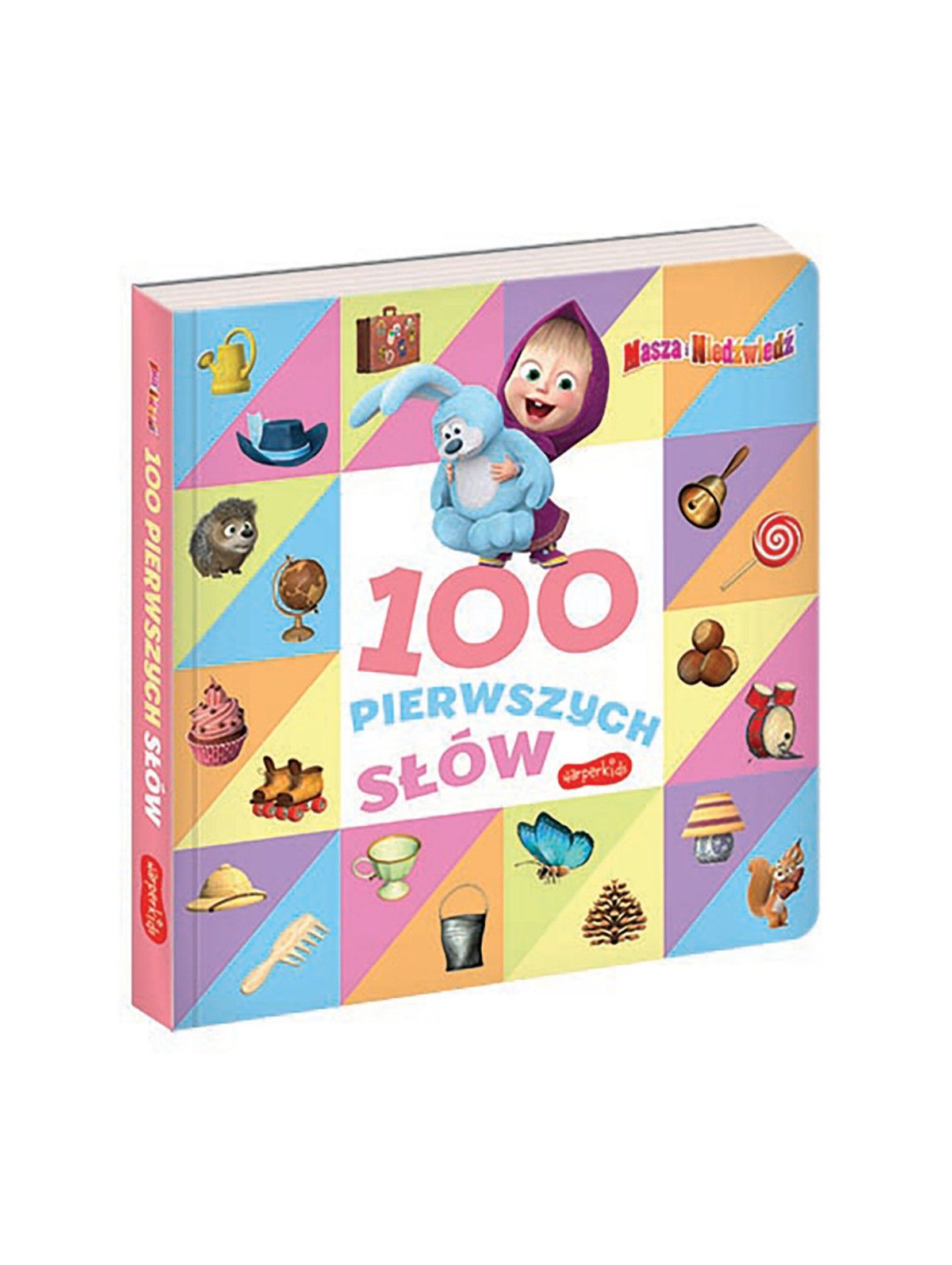 Książka dla dzieci- Masza I Niedźwiedź. 100 Pierwszych Słów