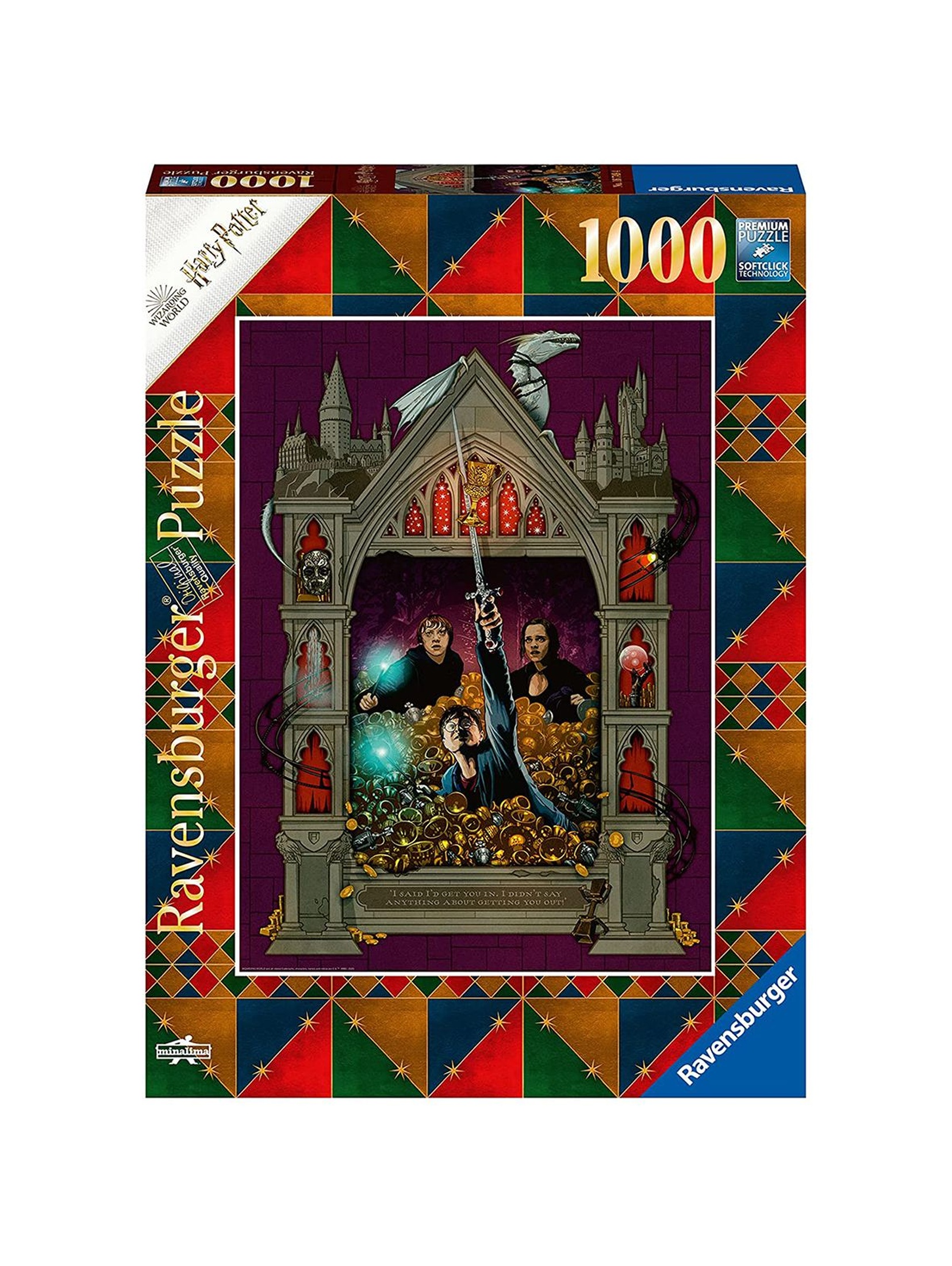 Puzzle 2D 1000 elementów: Kolekcja Harry Potter 4 - 14+