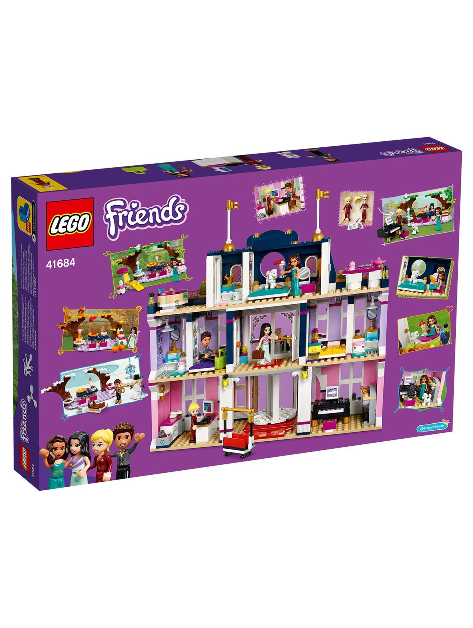 LEGO® Friends Wielki hotel w mieście Heartlake - 1308 elementów, wiek 8+