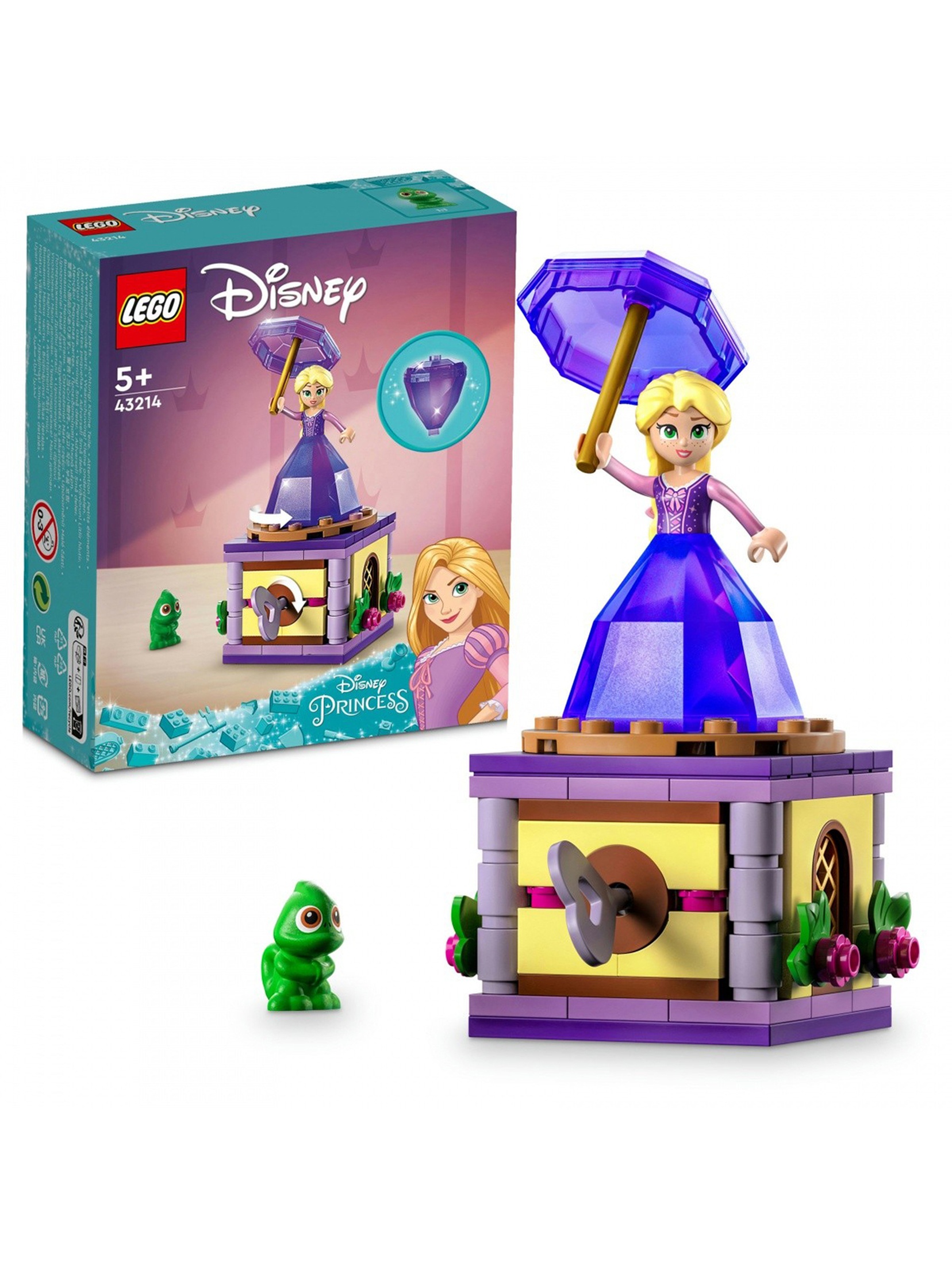 Klocki LEGO Disney Princess 43214 Wirująca Roszpunka - 89 elementów, wiek 5 +