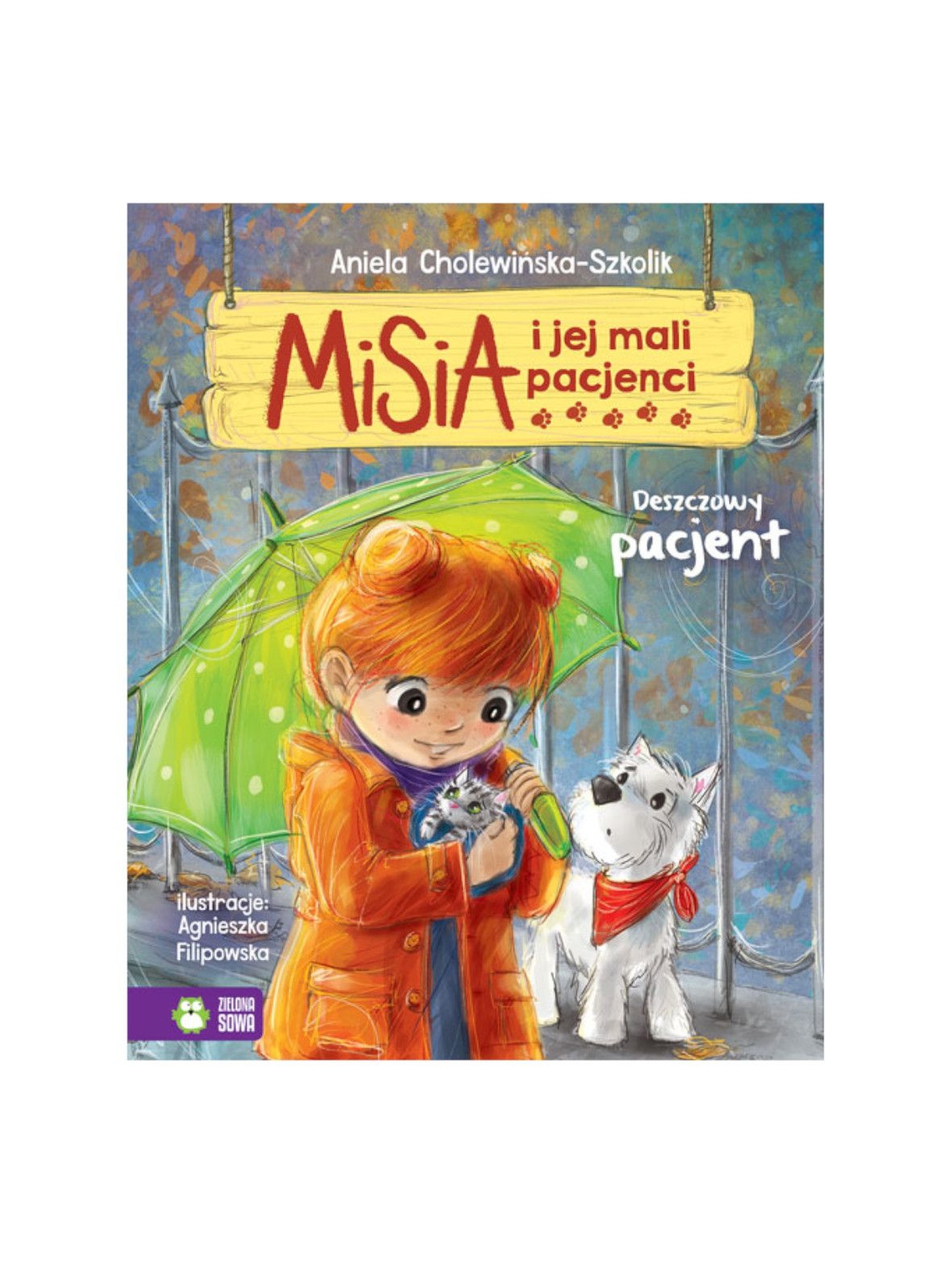 Książka dla dzieci- Deszczowy pacjent. Misia i jej mali pacjenci wiek 4+
