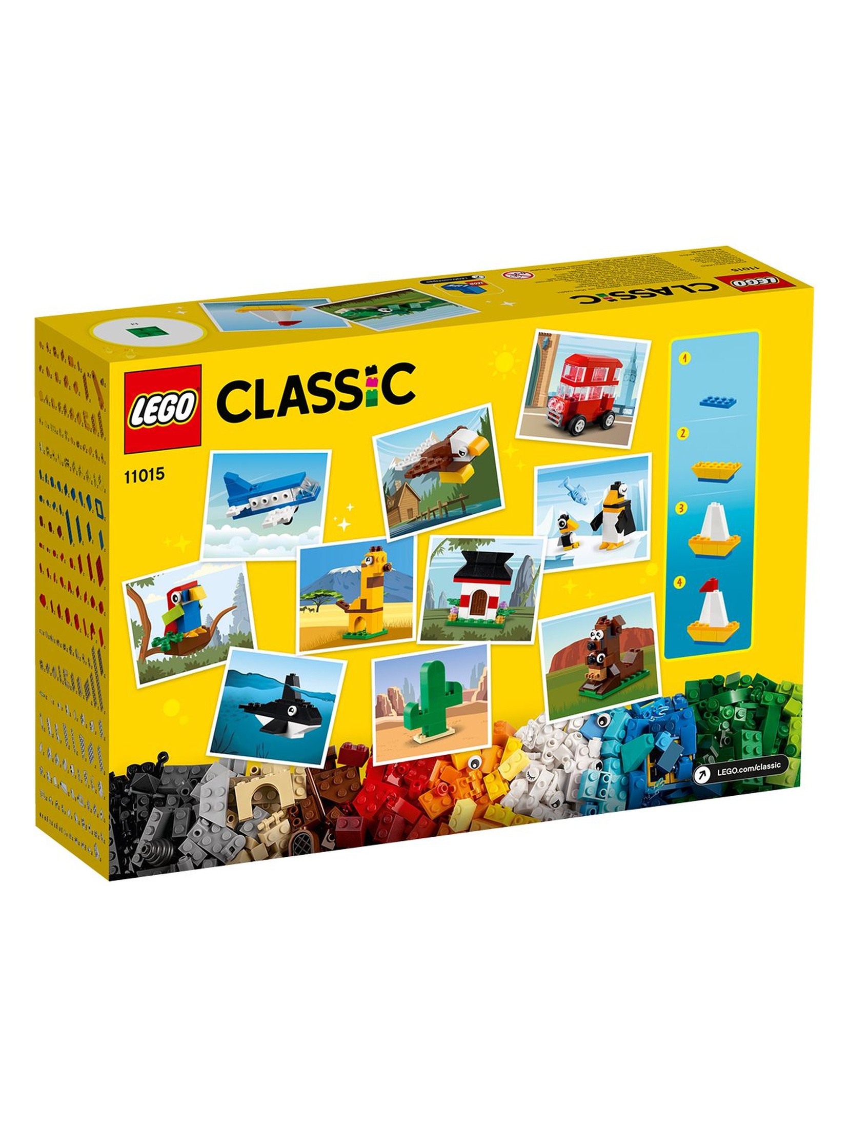 LEGO Classic - Dookoła świata - 950 elementów, wiek 4+