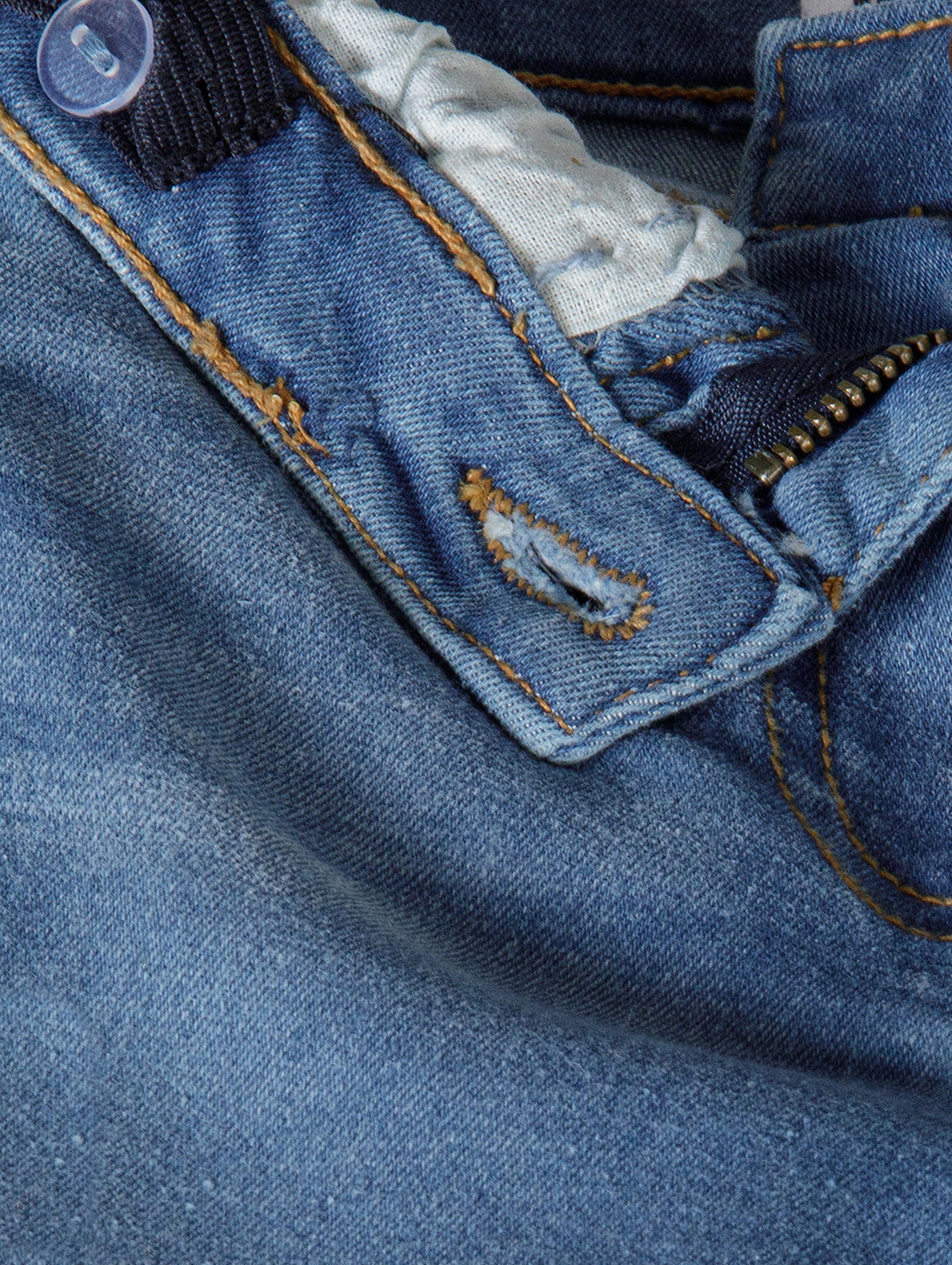 Spodnie jeansowe dziewczęce rozkloszowane