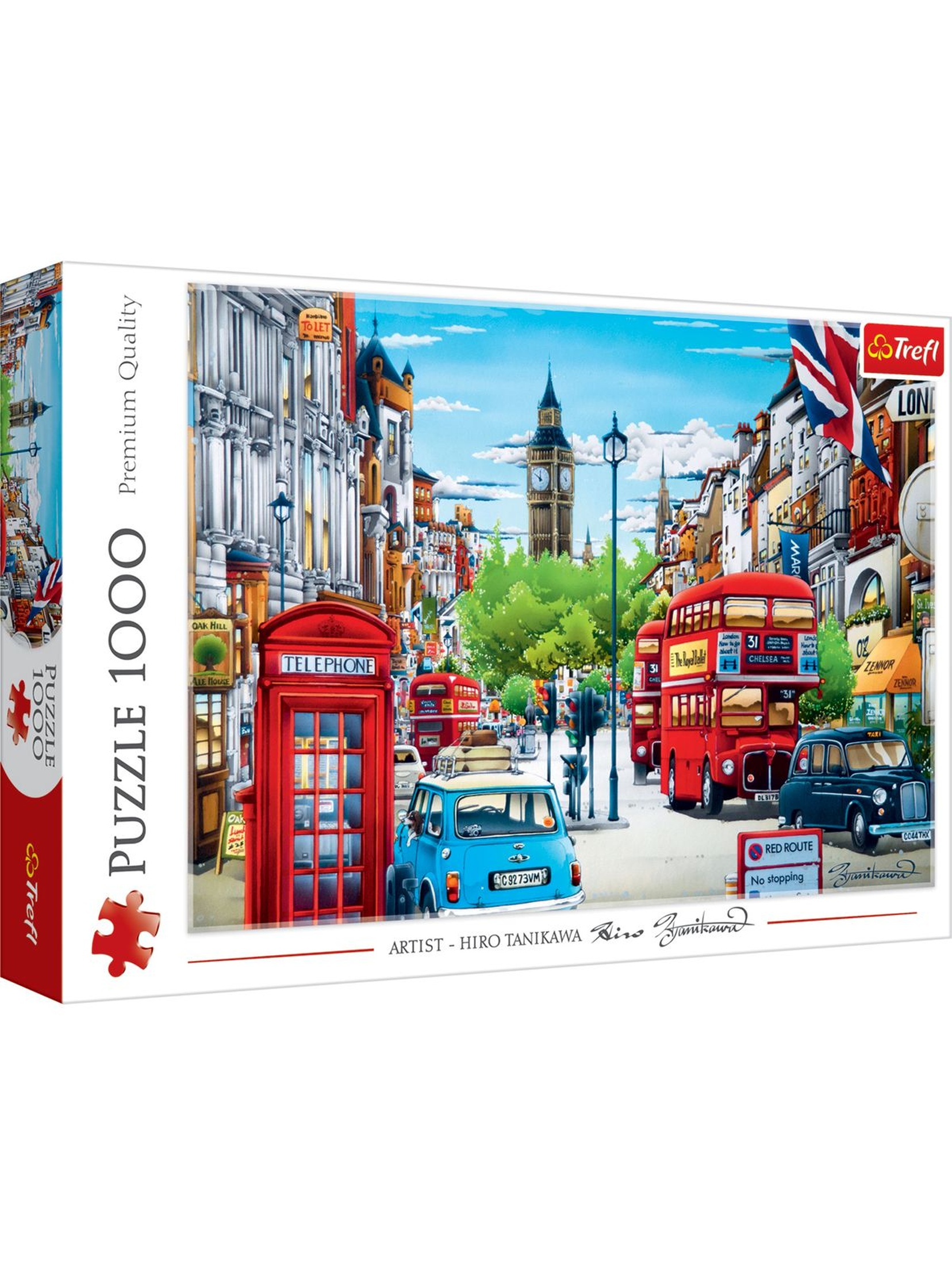 Puzzle - Ulica Londynu  - 1000 elementów