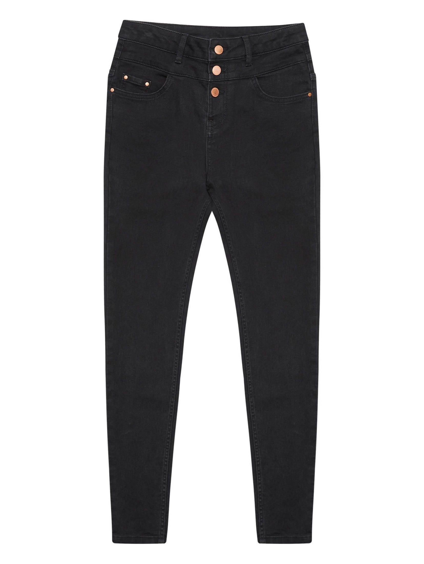 Spodnie jeansowe damskie- czarne