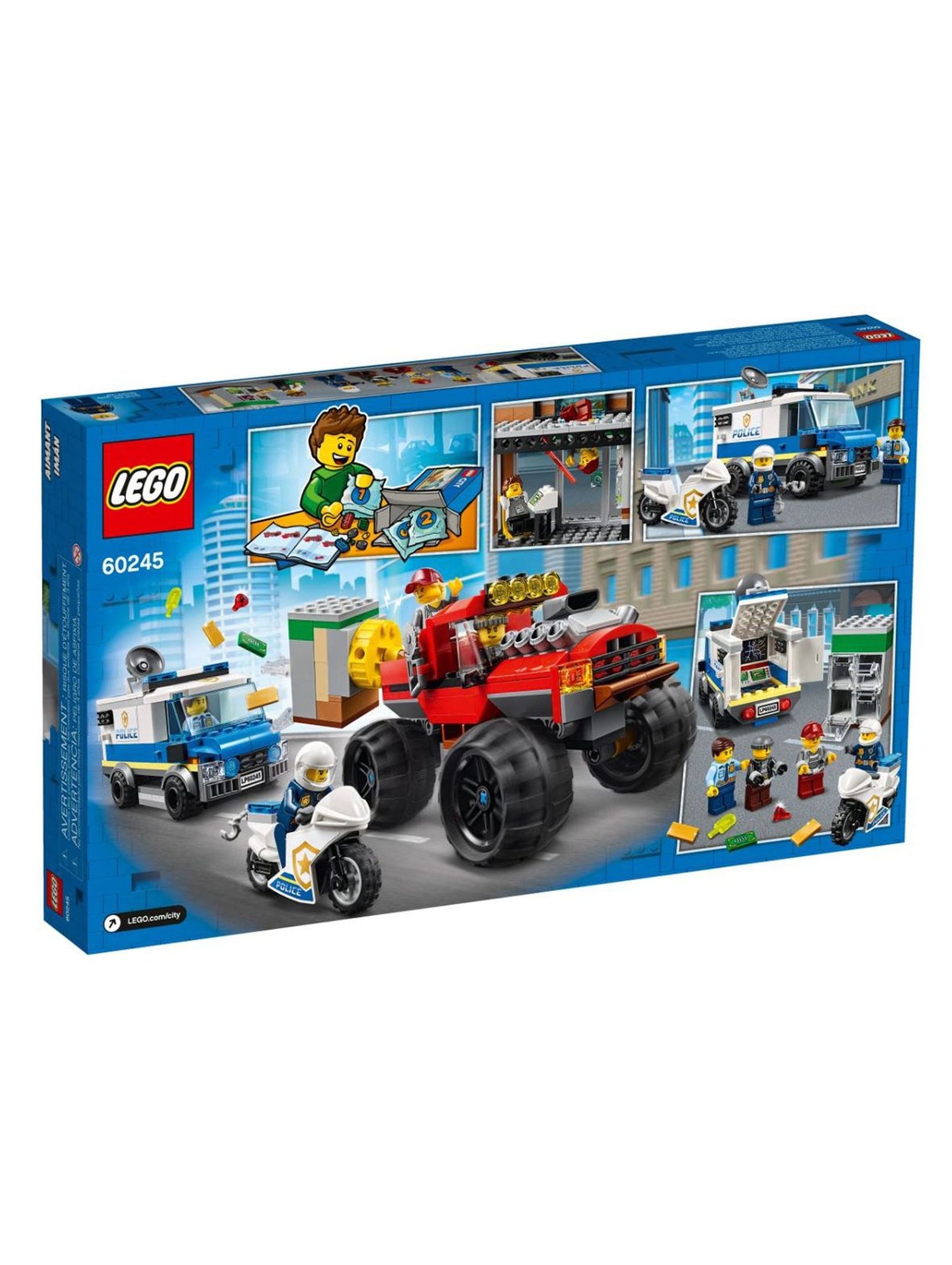 Lego City - Napad z monster truckiem - 362 el wiek 5+