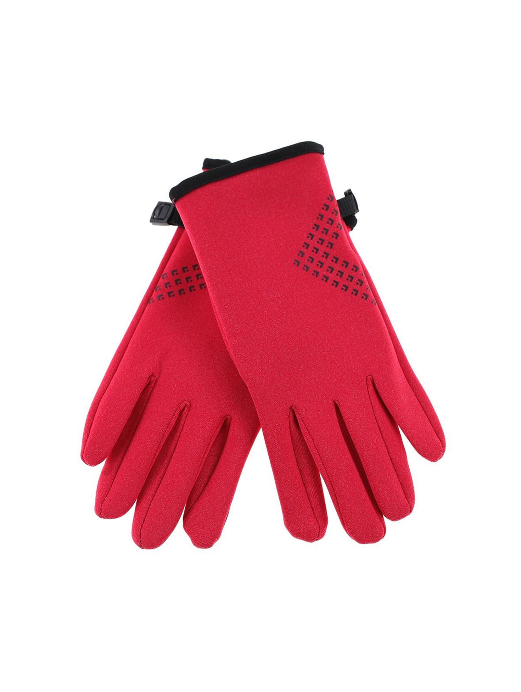 Rękawiczki damskie czerwone