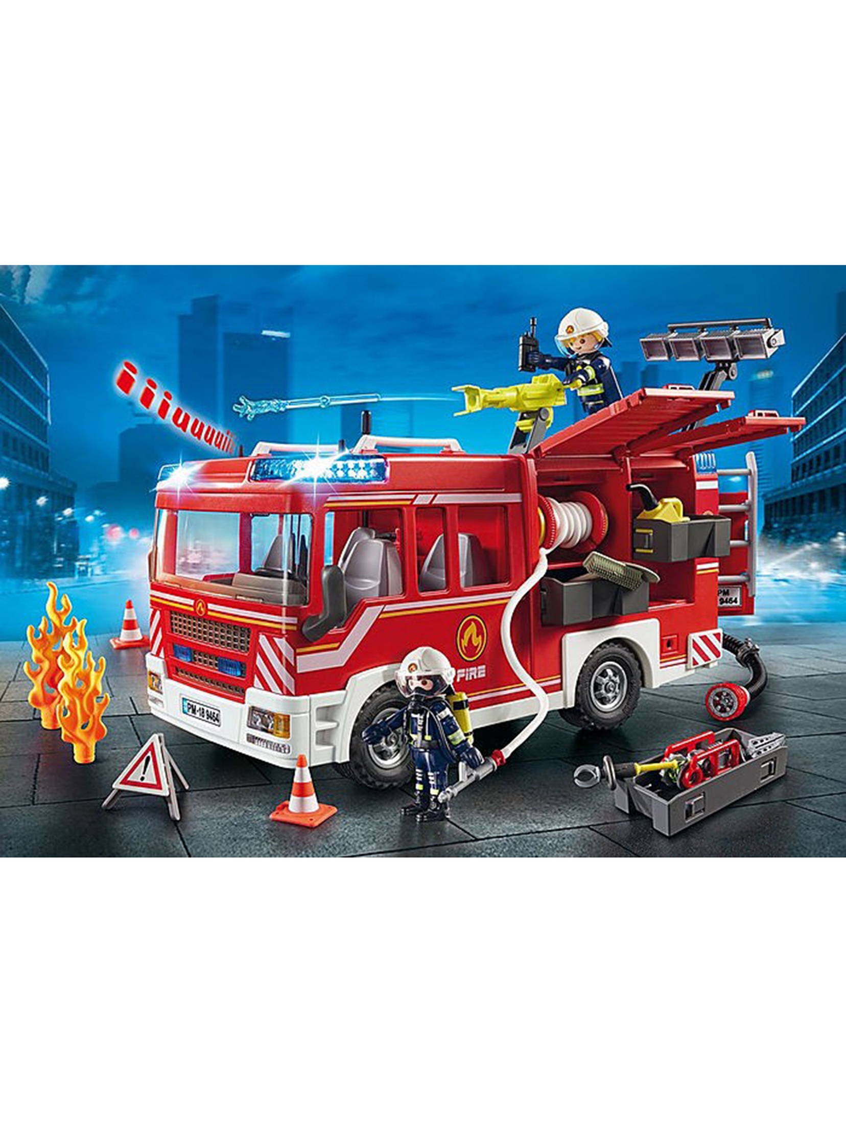 Zestaw z figurkami City Action Pojazd ratowniczy straży pożarnej