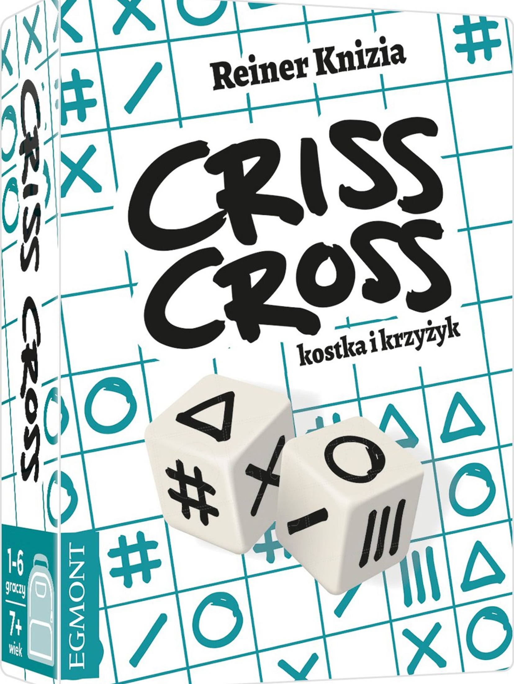 Gry dziecięce Criss Cross. Kostka i krzyżyk wiek 7+