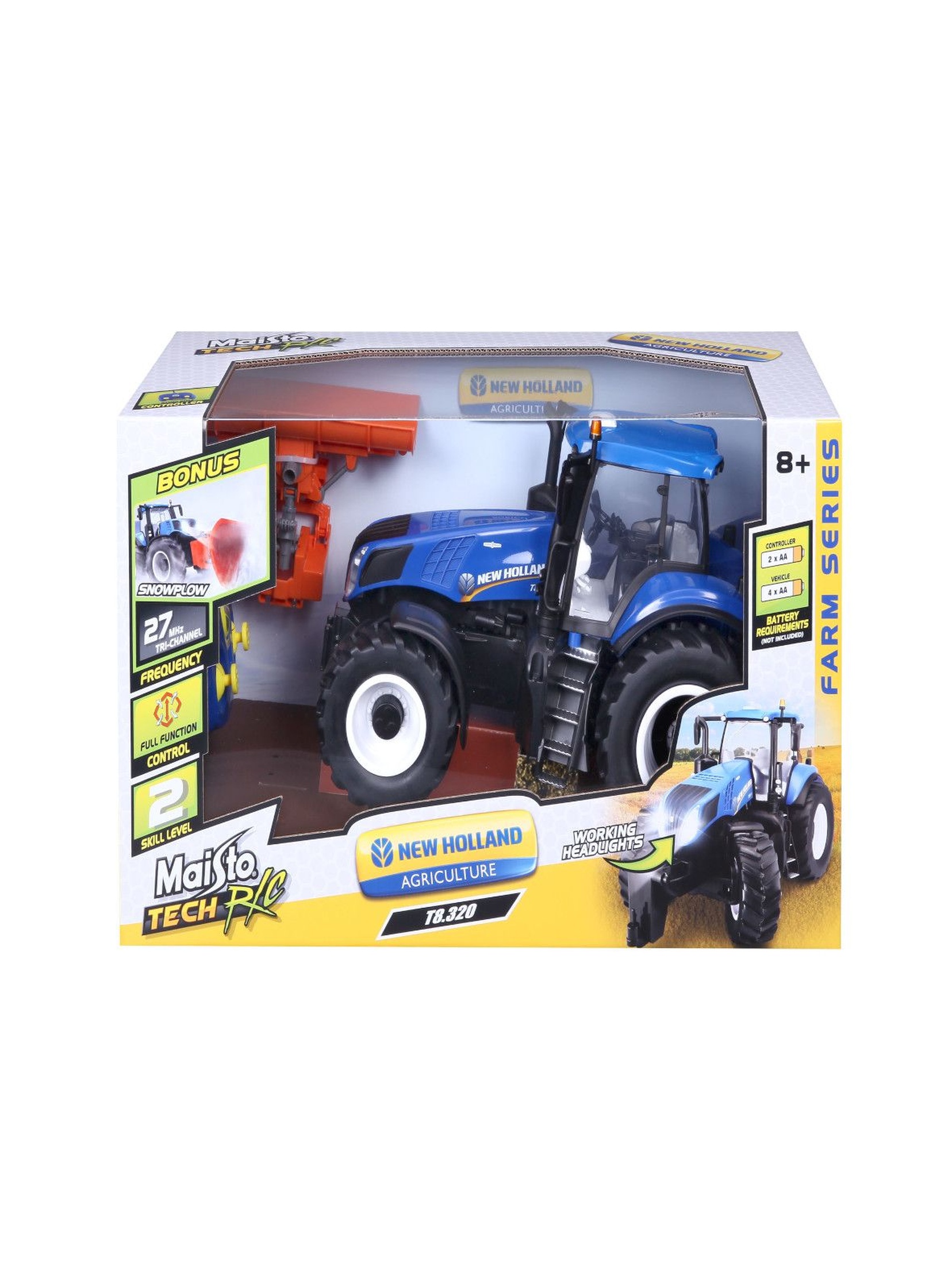 Zdalnie sterowany traktor na licencji New Holland wiek 8+